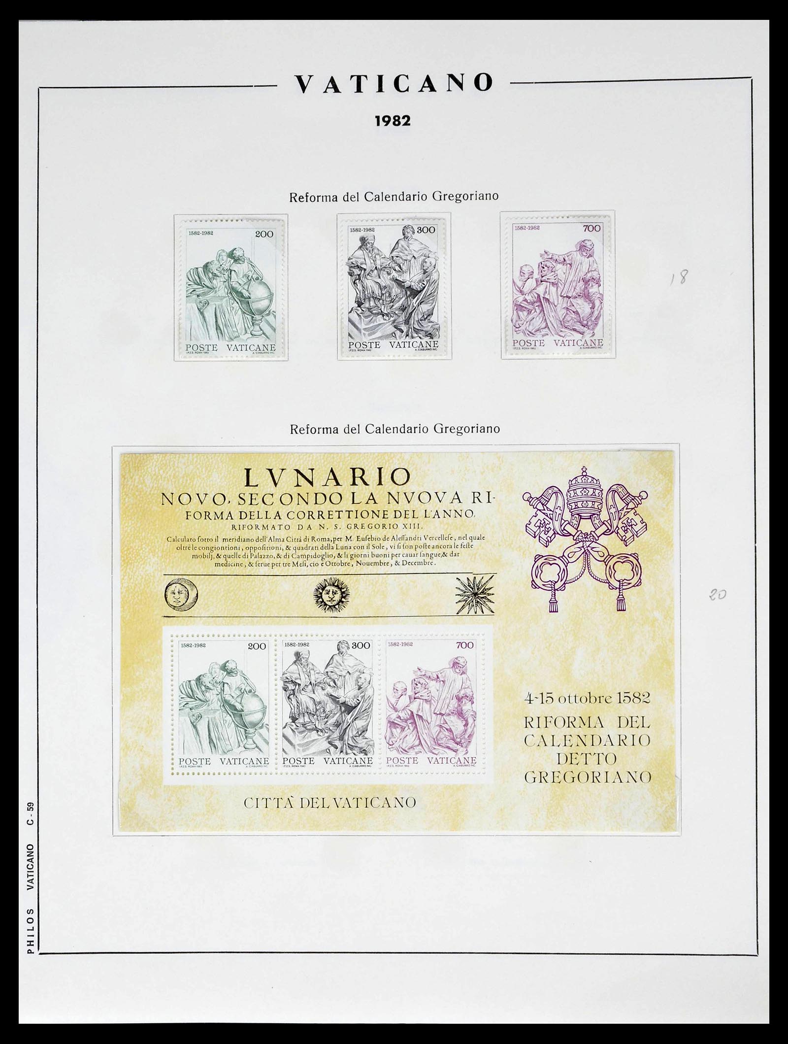 39249 0052 - Postzegelverzameling 39249 Vaticaan 1852-1986.