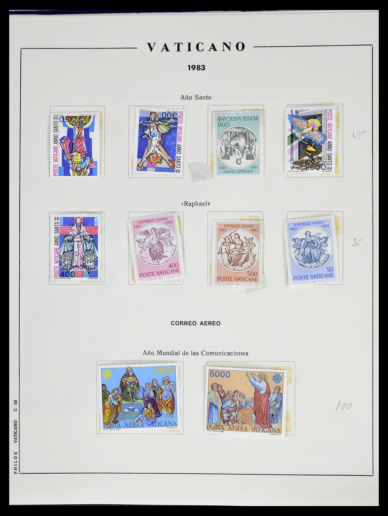 39249 0053 - Stamp collection 39249 Vatican 1852-1986.