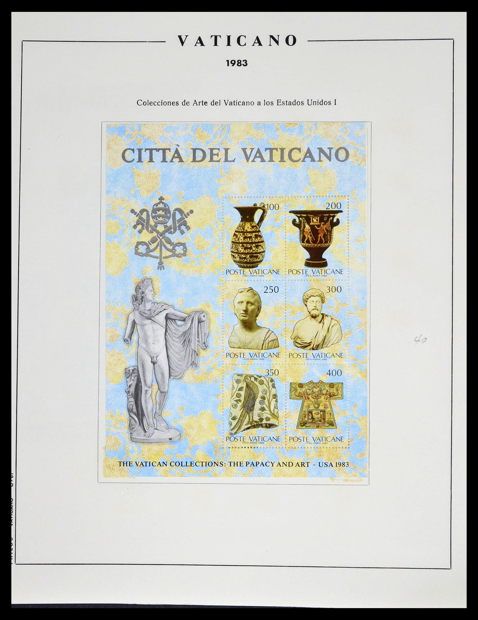 39249 0054 - Postzegelverzameling 39249 Vaticaan 1852-1986.