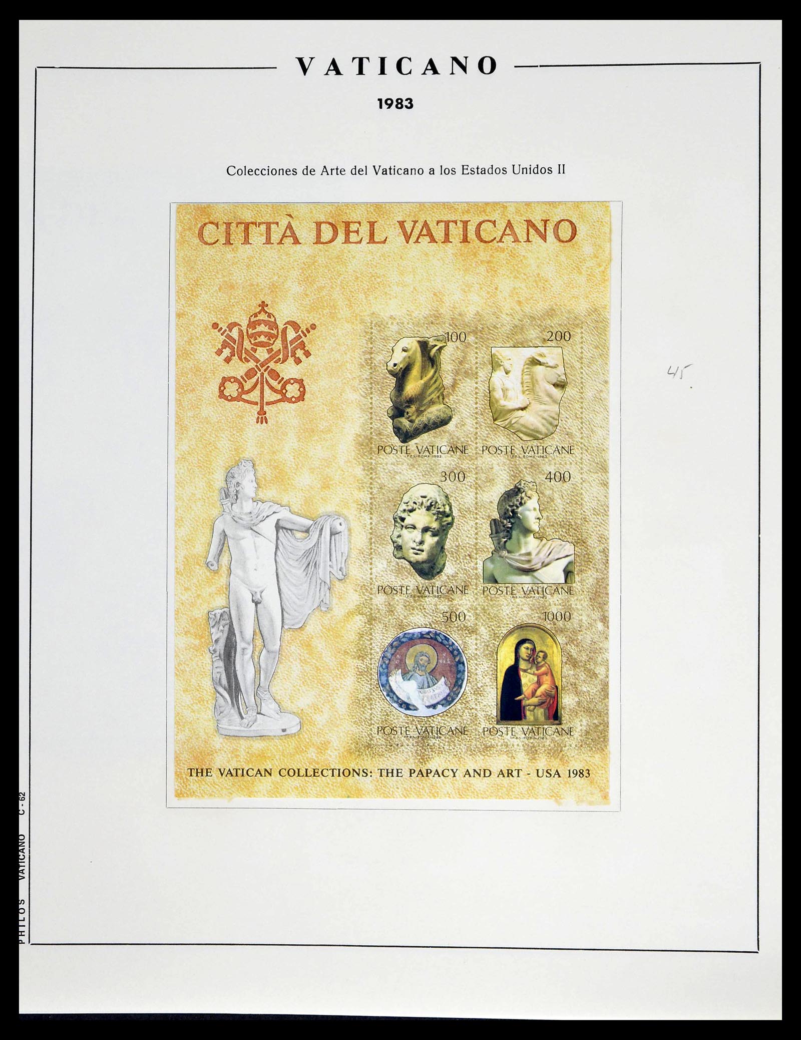 39249 0055 - Postzegelverzameling 39249 Vaticaan 1852-1986.