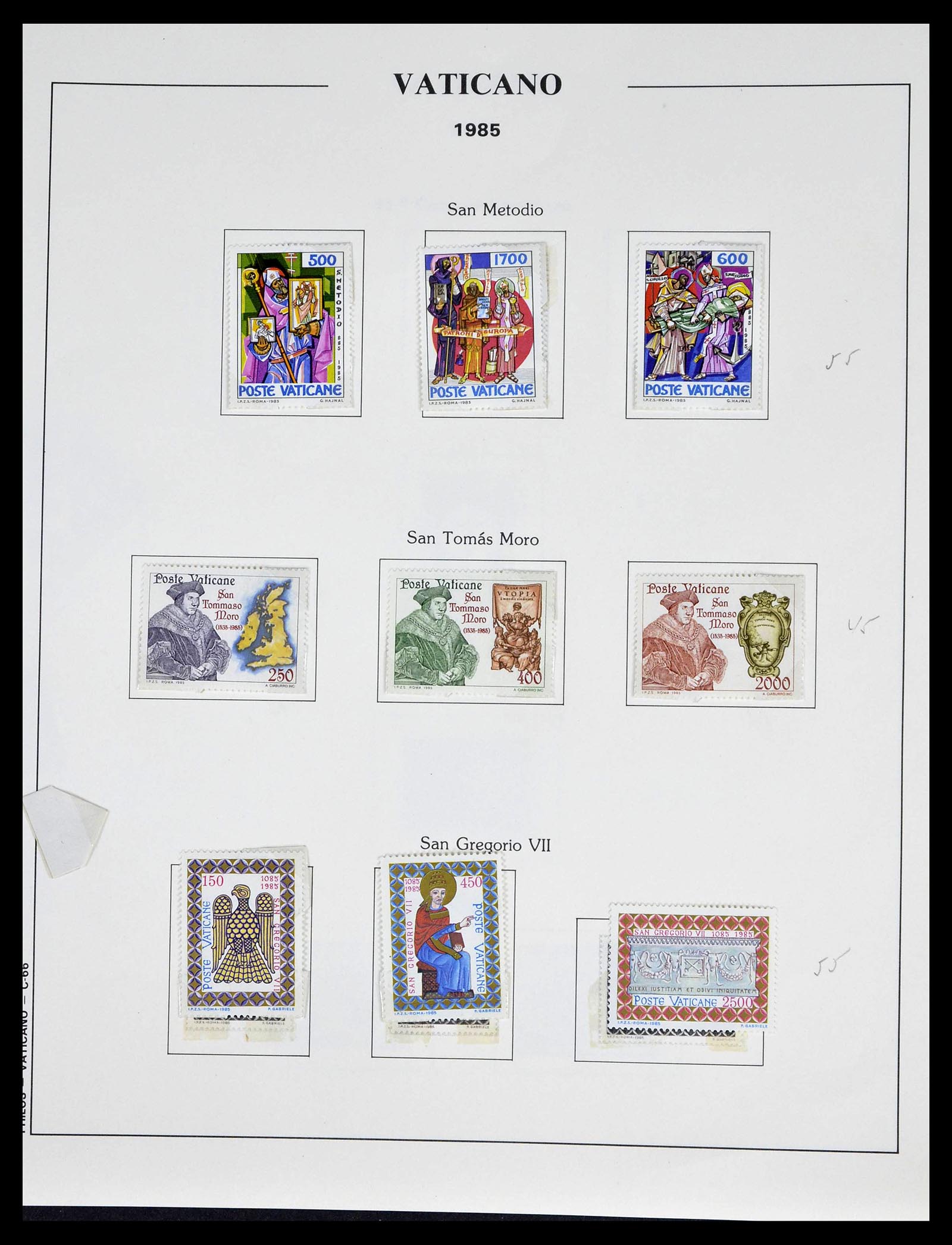 39249 0059 - Postzegelverzameling 39249 Vaticaan 1852-1986.