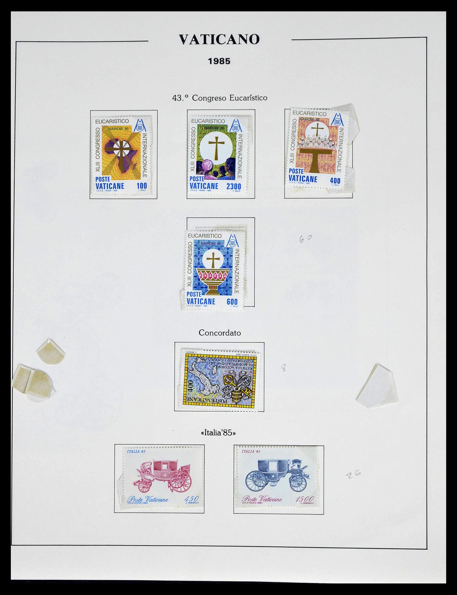 39249 0060 - Postzegelverzameling 39249 Vaticaan 1852-1986.