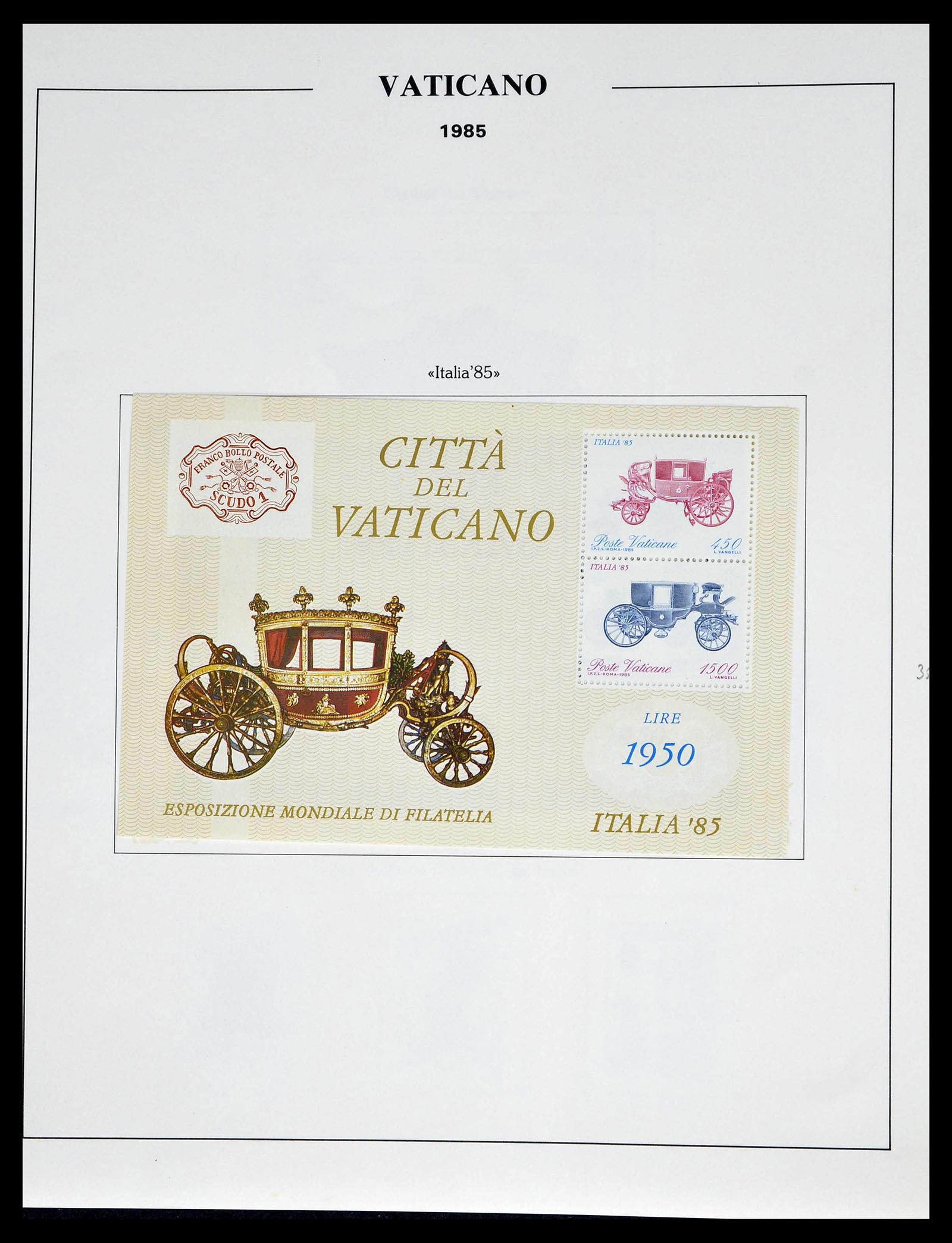 39249 0061 - Postzegelverzameling 39249 Vaticaan 1852-1986.