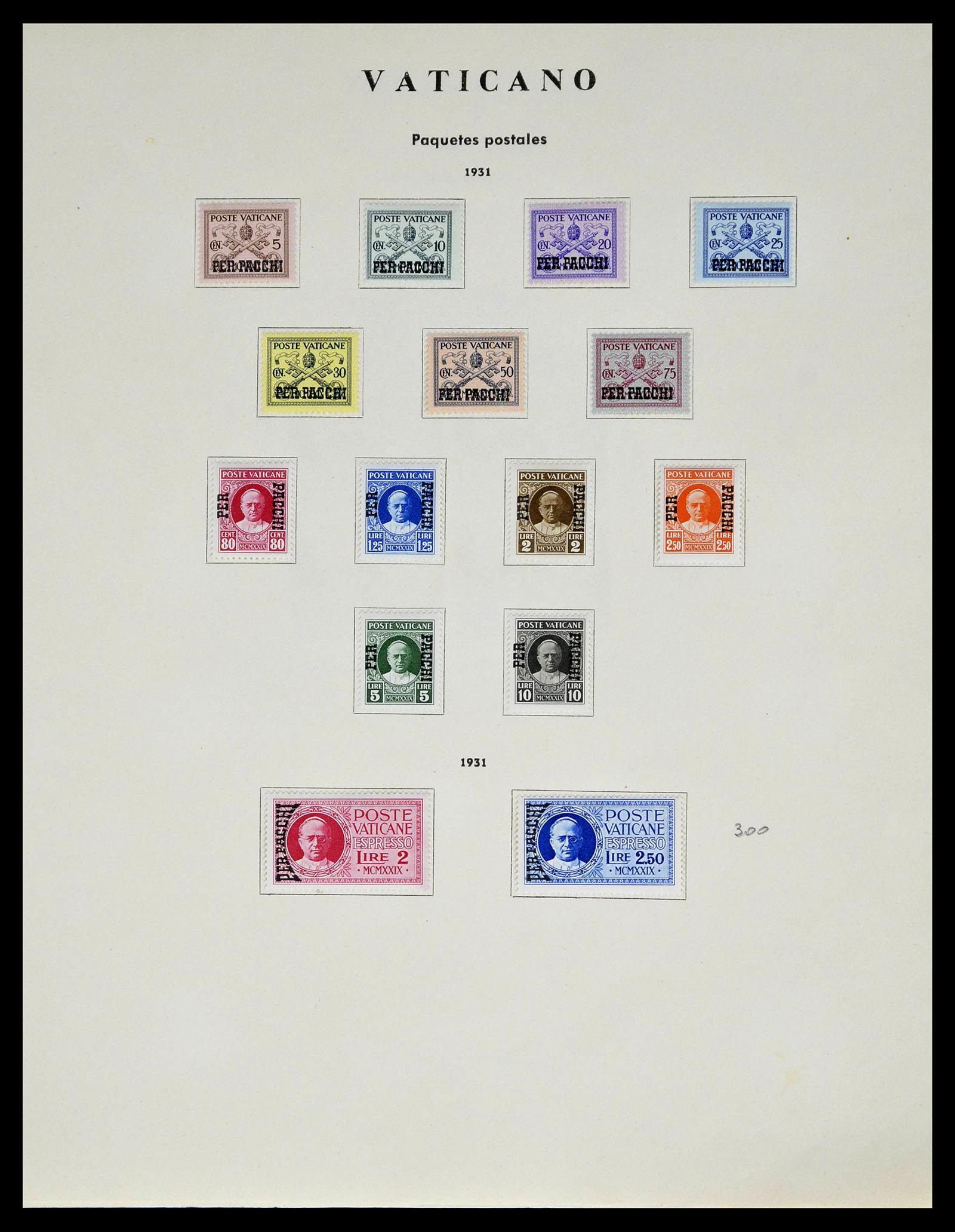 39249 0072 - Postzegelverzameling 39249 Vaticaan 1852-1986.