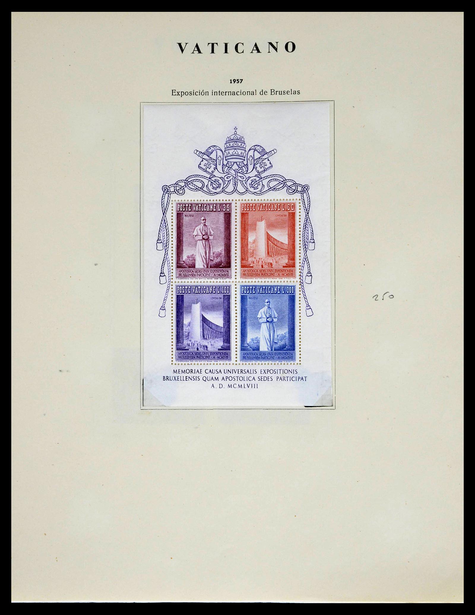 39249 0074 - Postzegelverzameling 39249 Vaticaan 1852-1986.