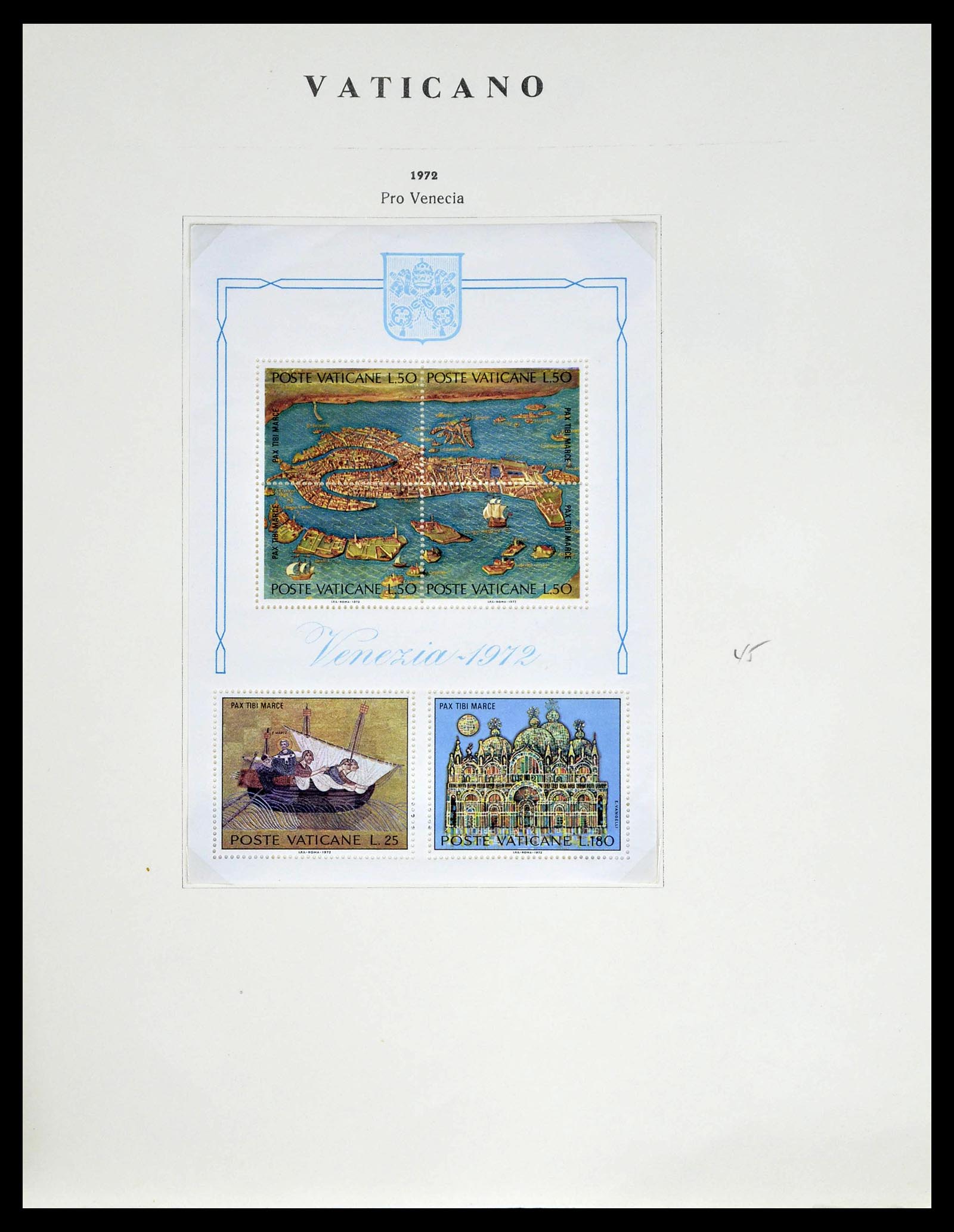 39249 0075 - Postzegelverzameling 39249 Vaticaan 1852-1986.