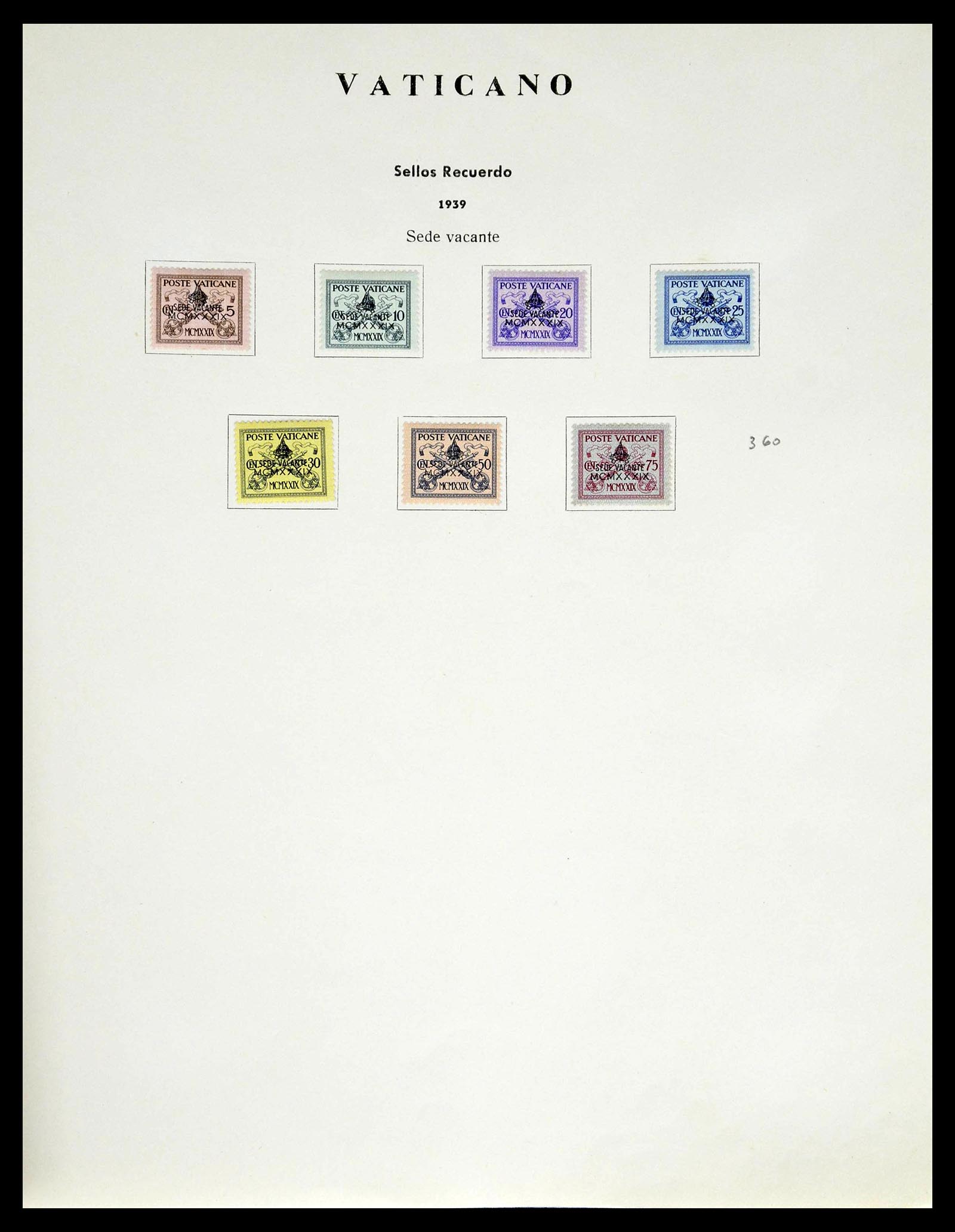39249 0076 - Postzegelverzameling 39249 Vaticaan 1852-1986.
