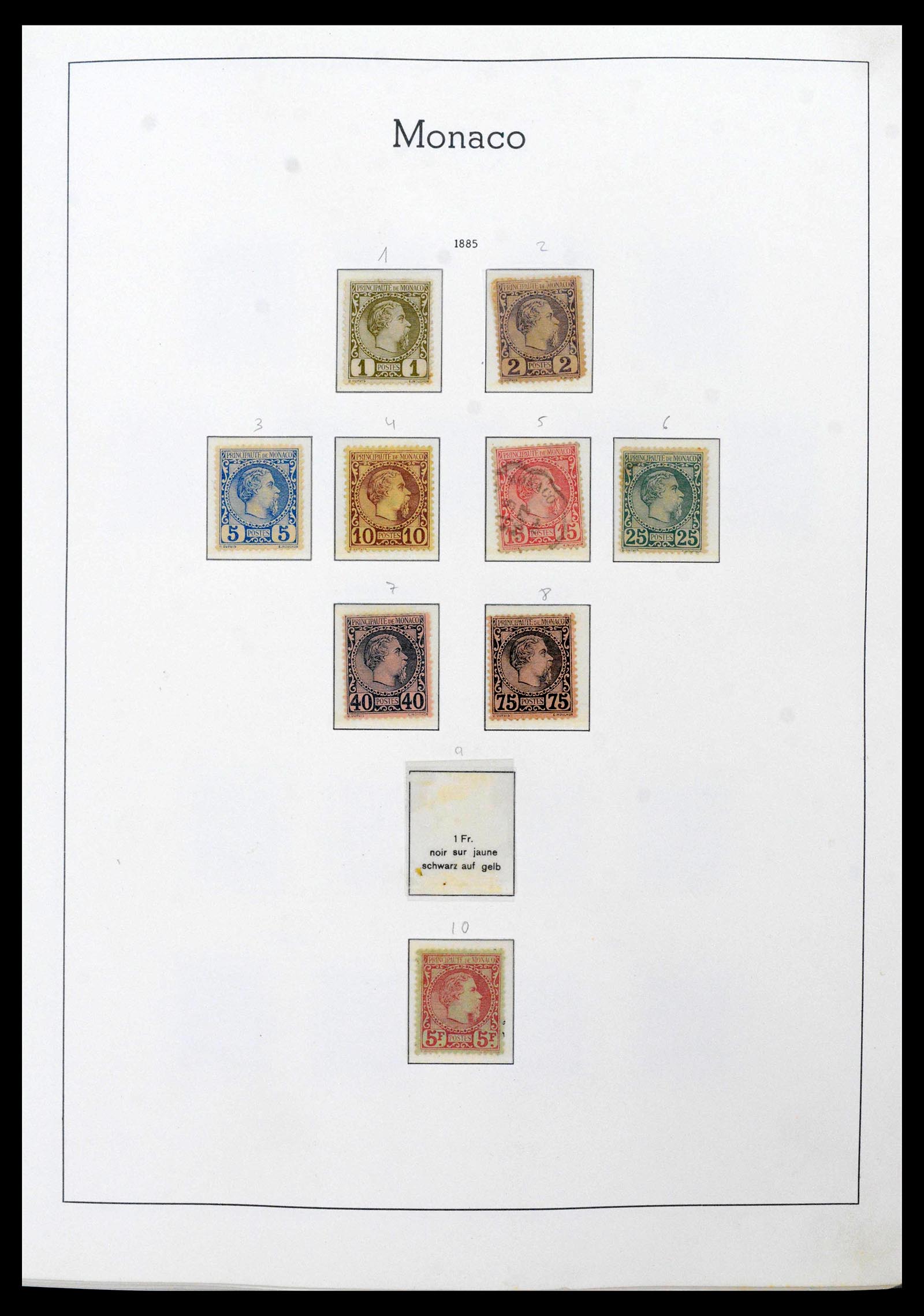 39250 0001 - Postzegelverzameling 39250 Monaco 1885-1995.