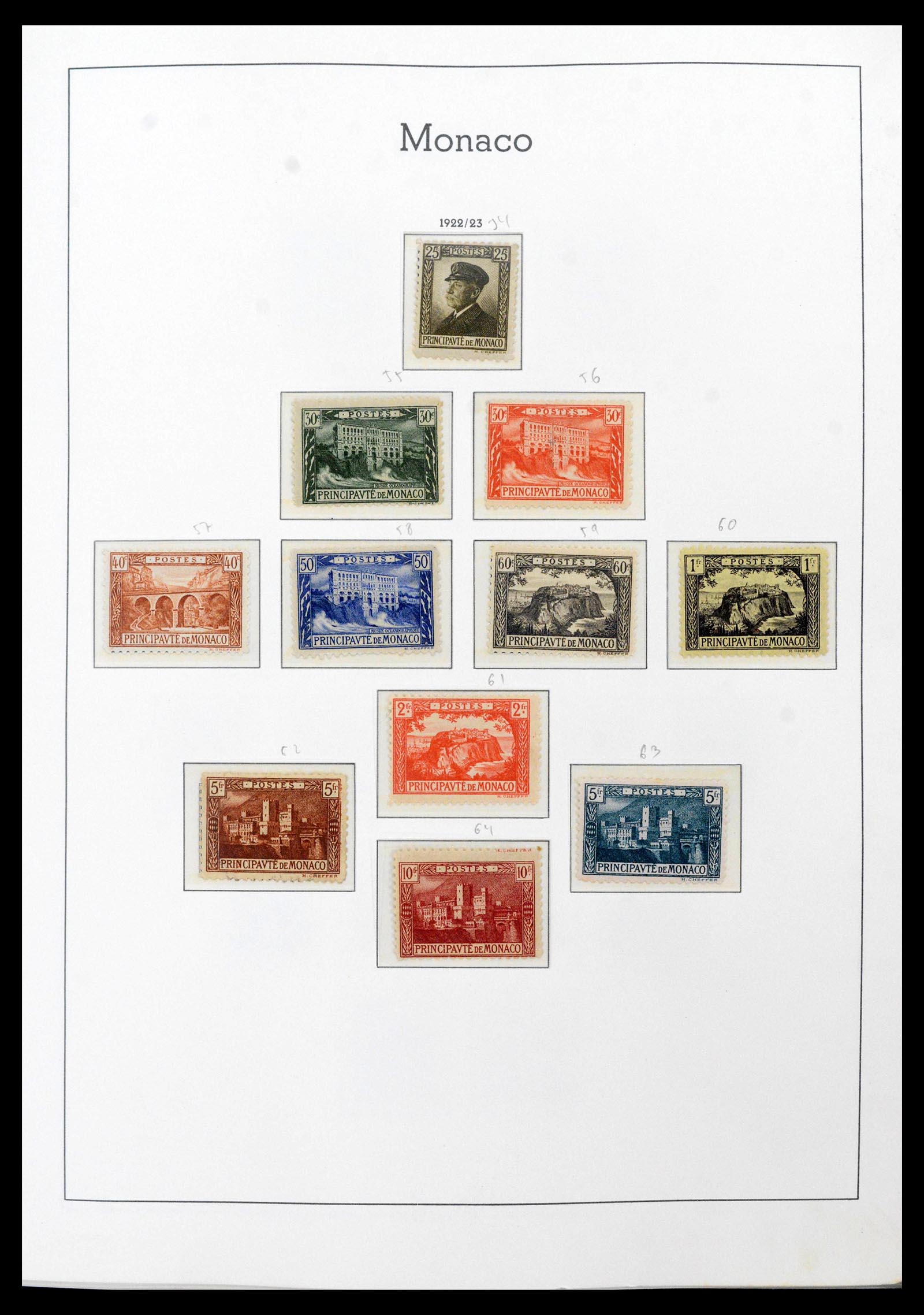 39250 0006 - Postzegelverzameling 39250 Monaco 1885-1995.