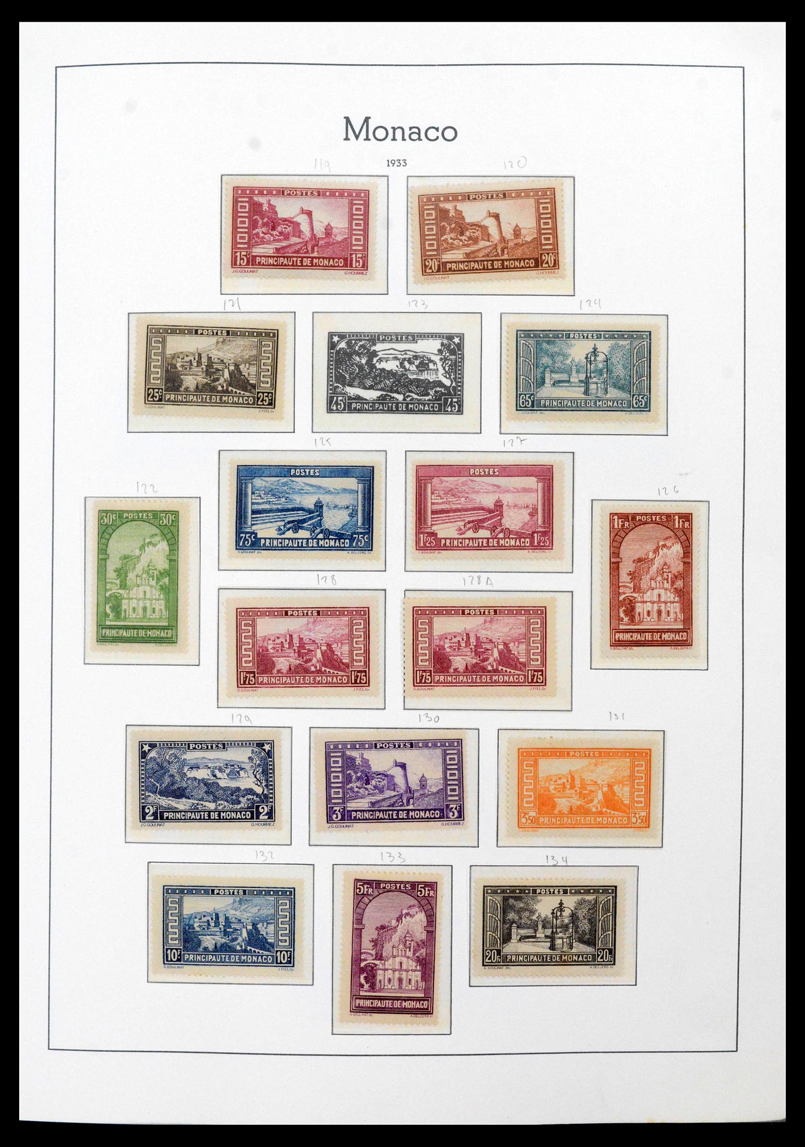 39250 0011 - Stamp collection 39250 Monaco 1885-1995.