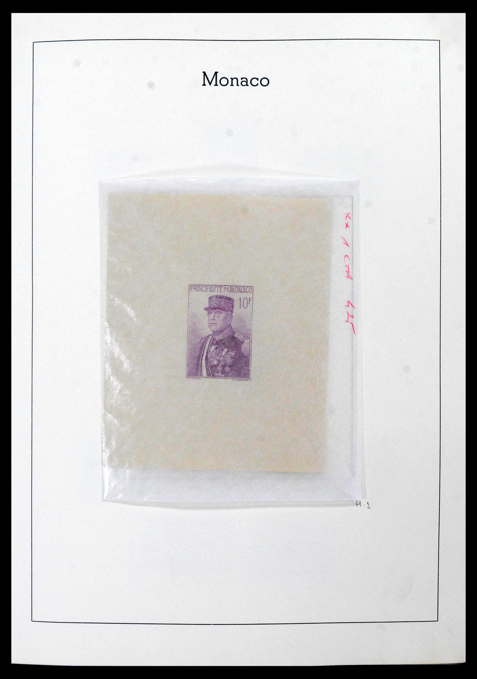 39250 0015 - Postzegelverzameling 39250 Monaco 1885-1995.