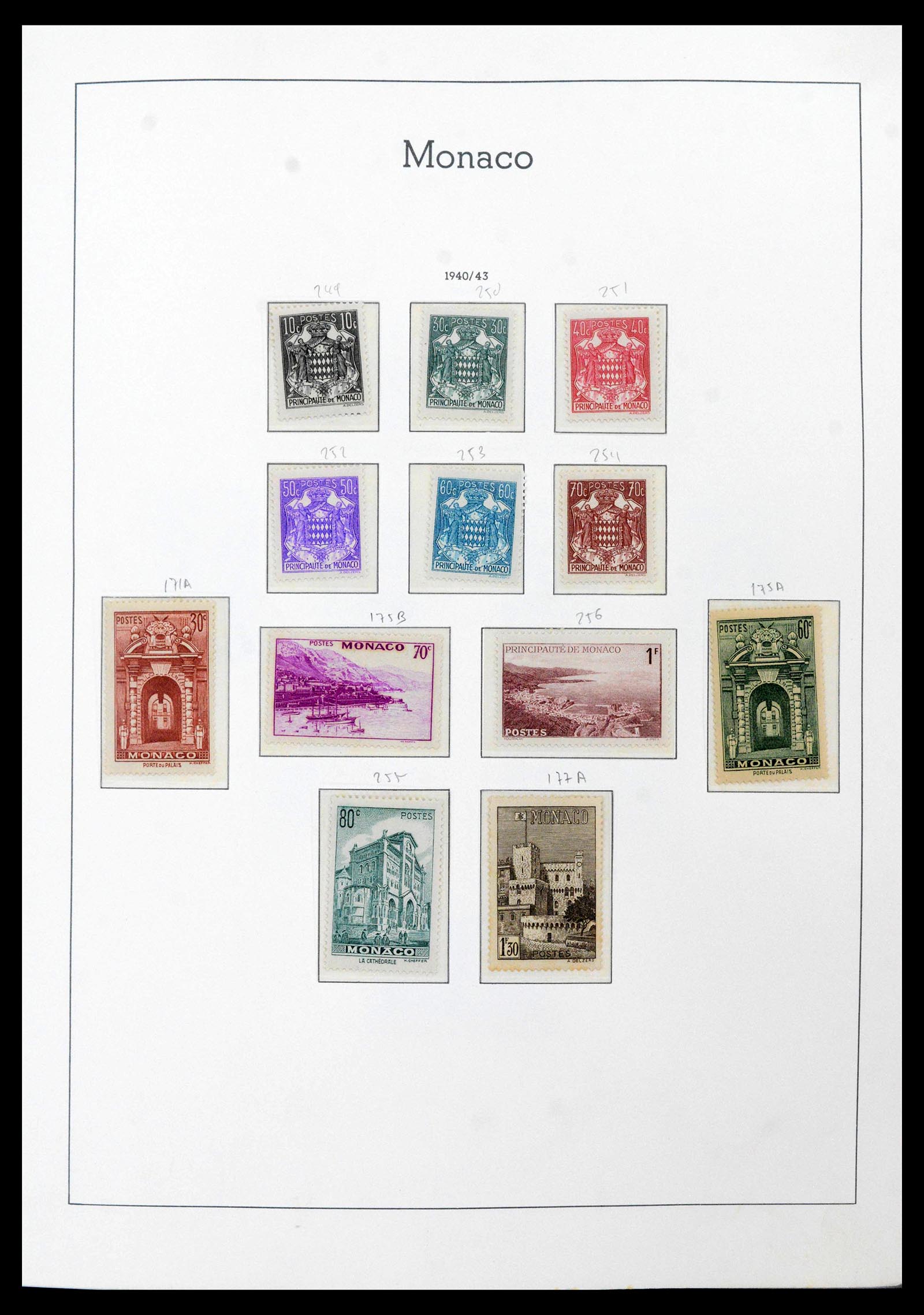 39250 0019 - Postzegelverzameling 39250 Monaco 1885-1995.