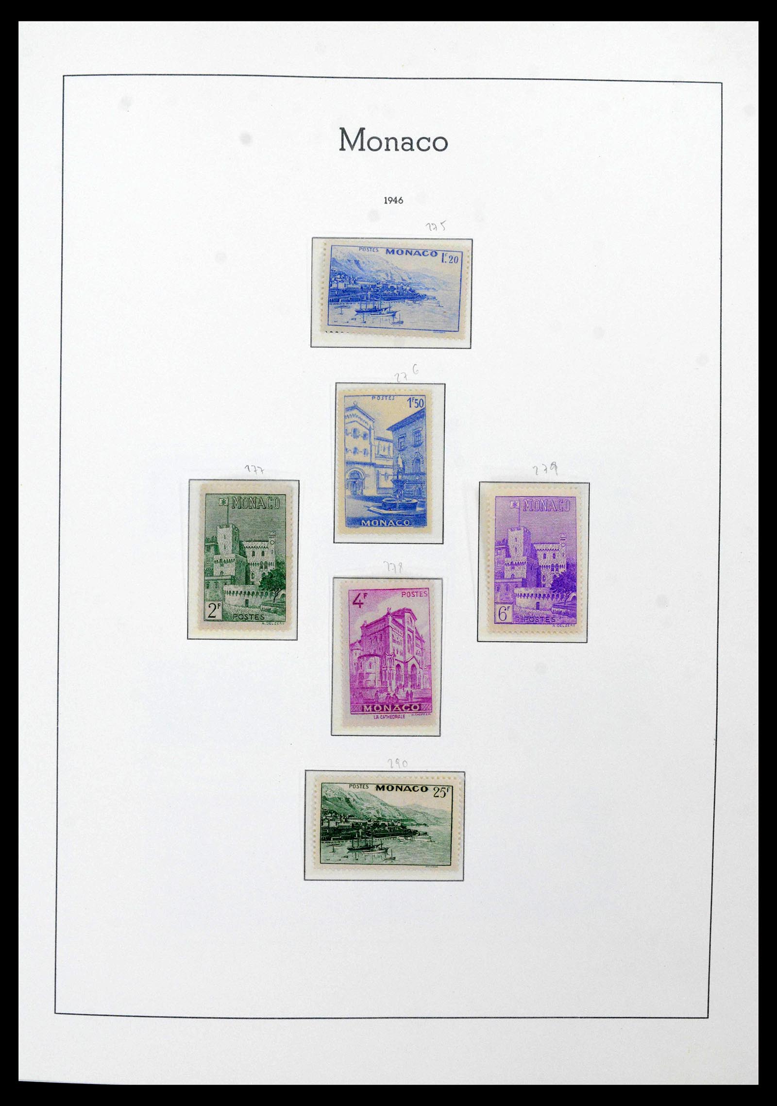39250 0029 - Postzegelverzameling 39250 Monaco 1885-1995.