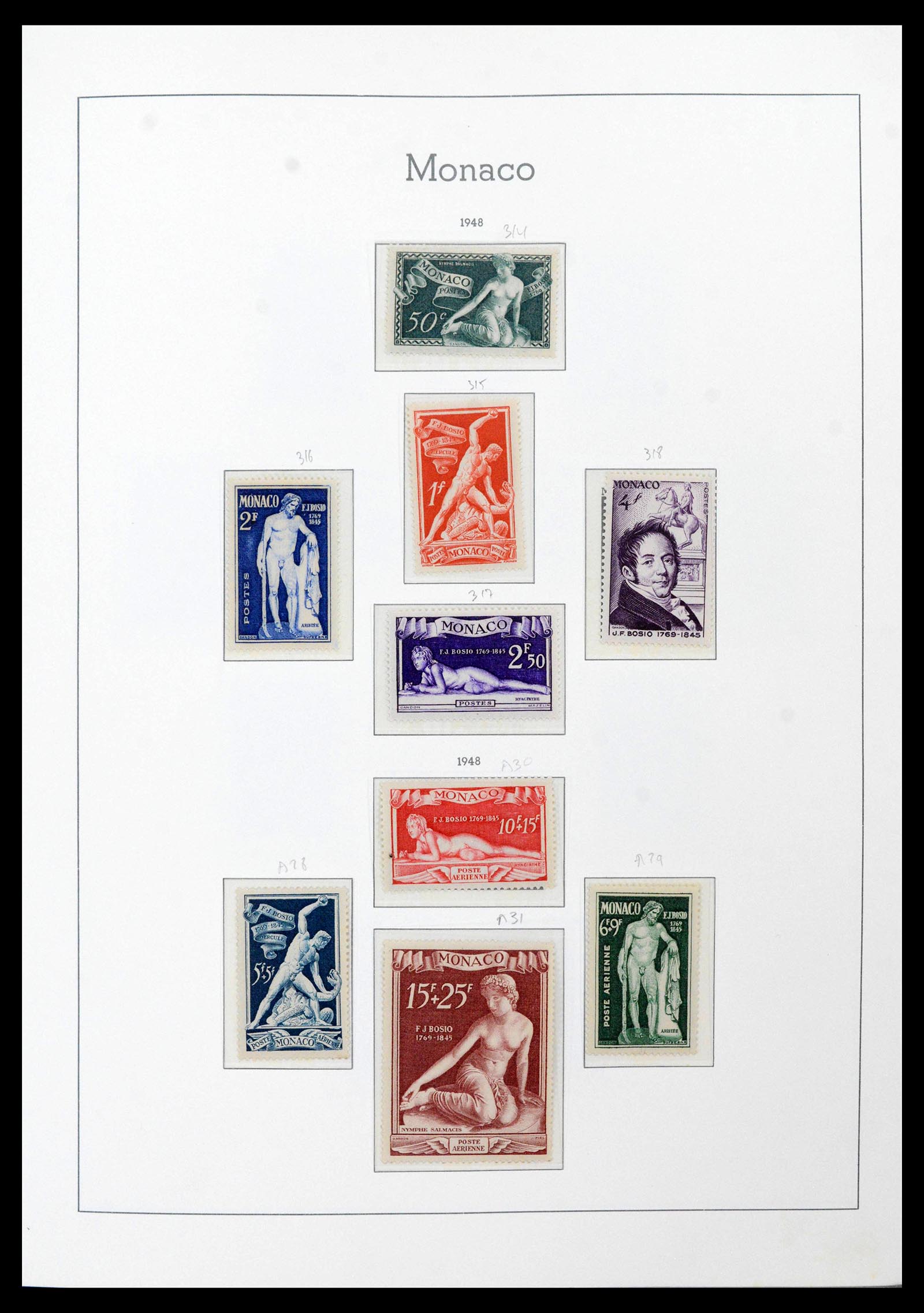 39250 0035 - Postzegelverzameling 39250 Monaco 1885-1995.