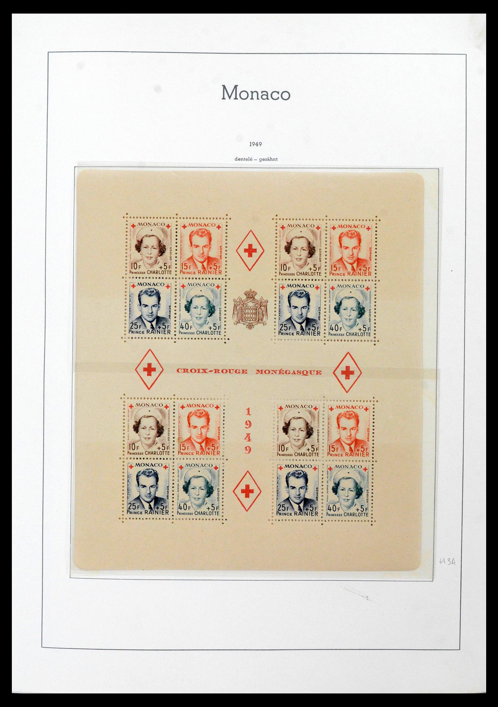 39250 0039 - Postzegelverzameling 39250 Monaco 1885-1995.