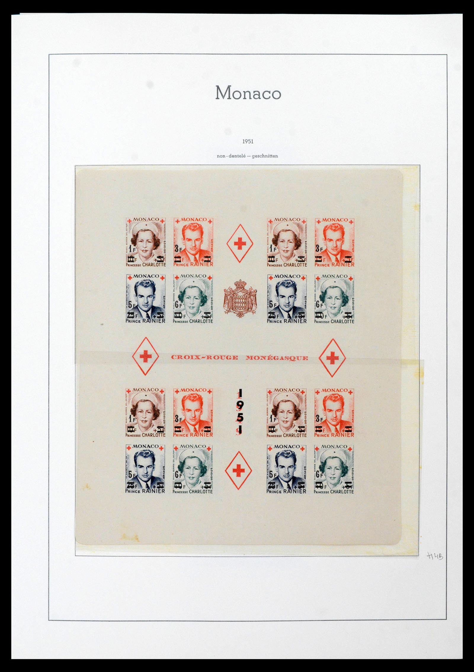 39250 0046 - Postzegelverzameling 39250 Monaco 1885-1995.