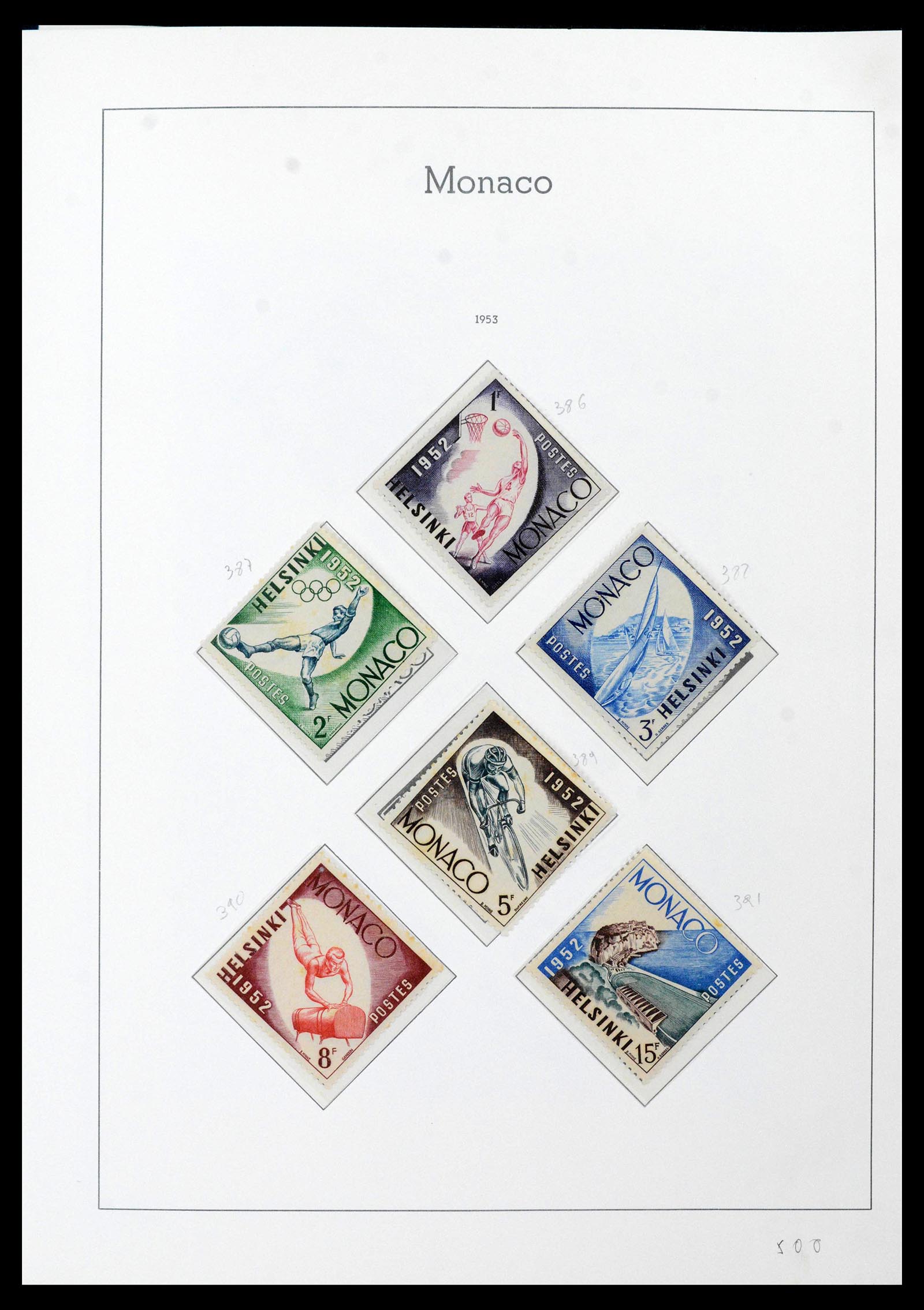 39250 0049 - Postzegelverzameling 39250 Monaco 1885-1995.