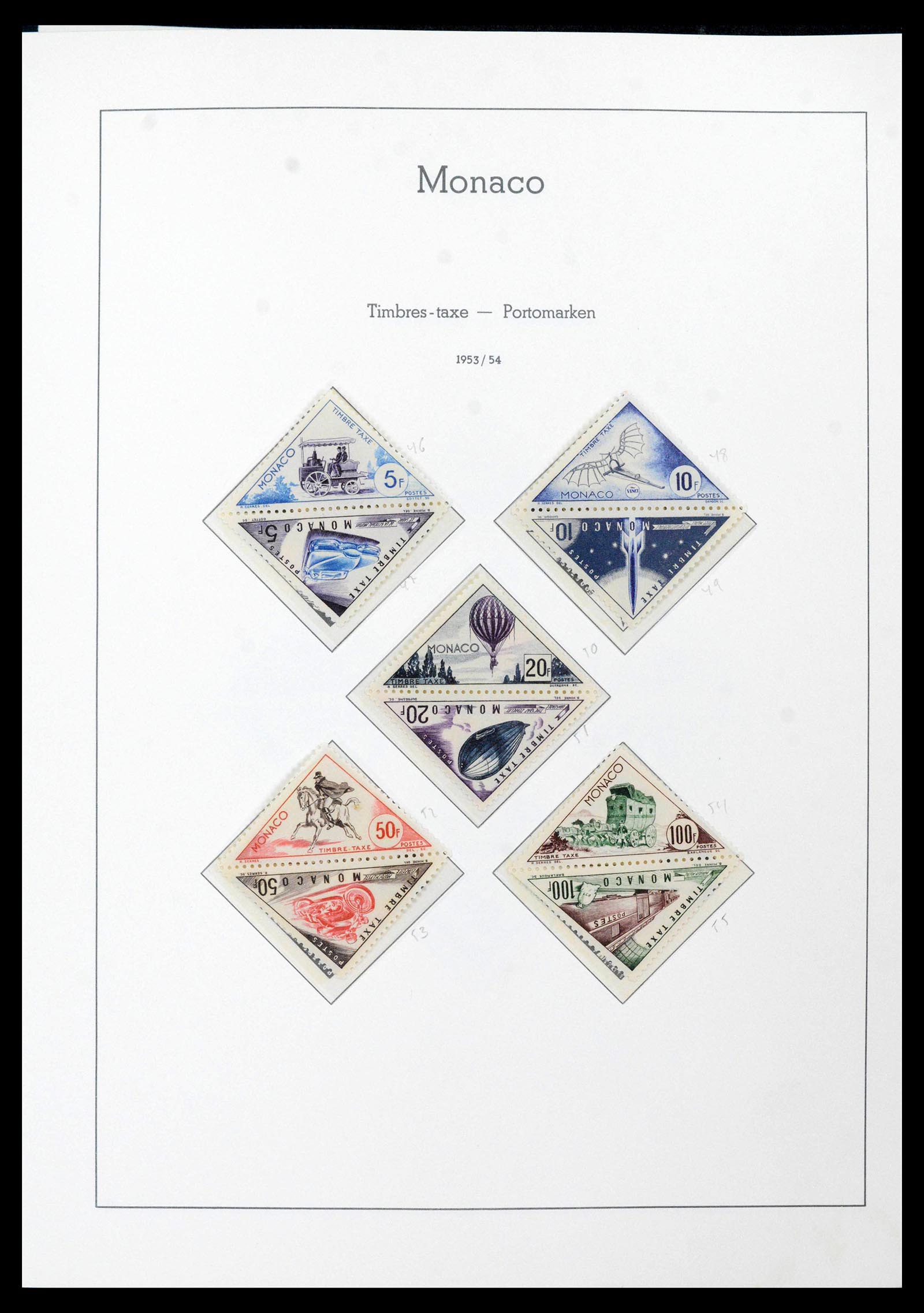 39250 0051 - Postzegelverzameling 39250 Monaco 1885-1995.