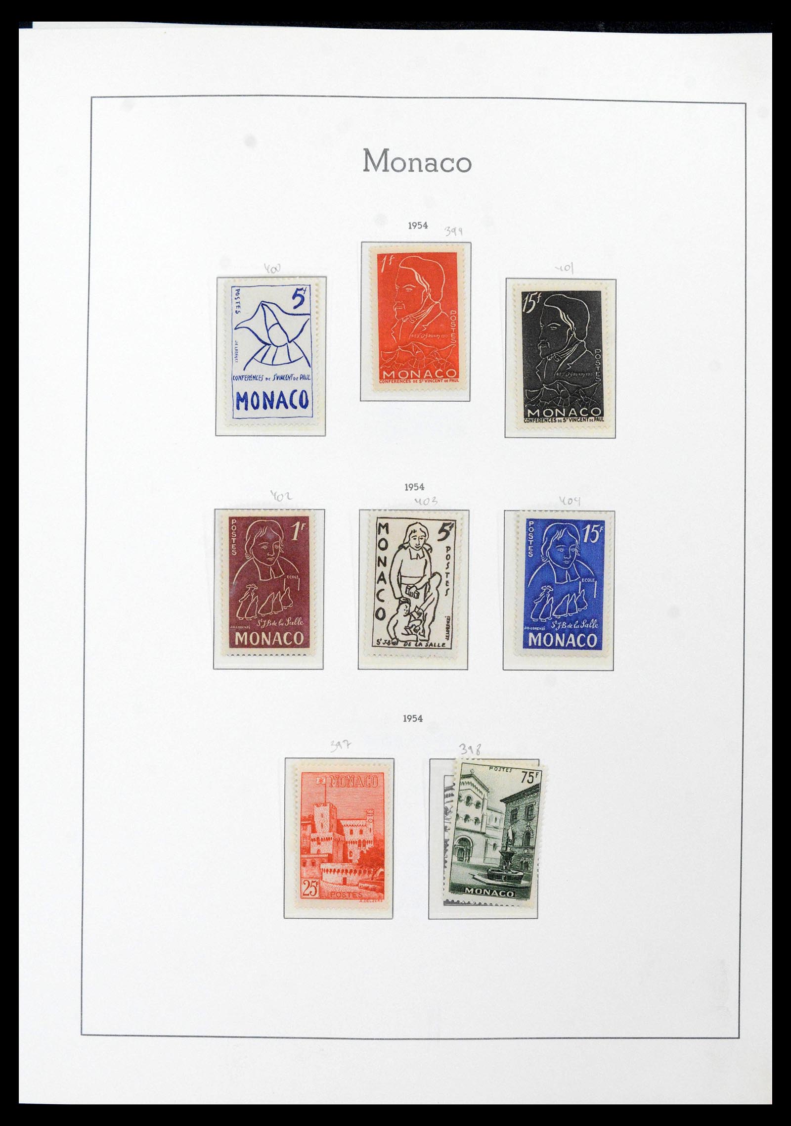 39250 0053 - Postzegelverzameling 39250 Monaco 1885-1995.