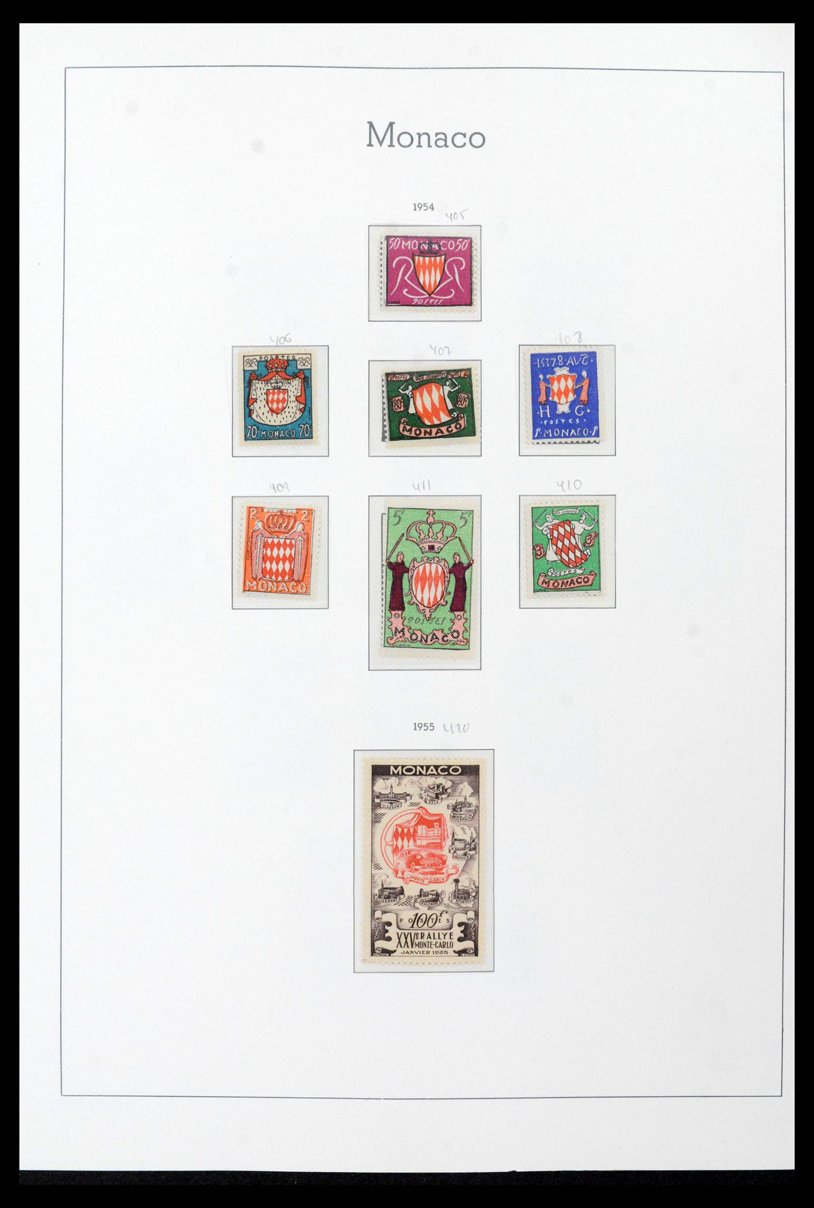 39250 0054 - Postzegelverzameling 39250 Monaco 1885-1995.