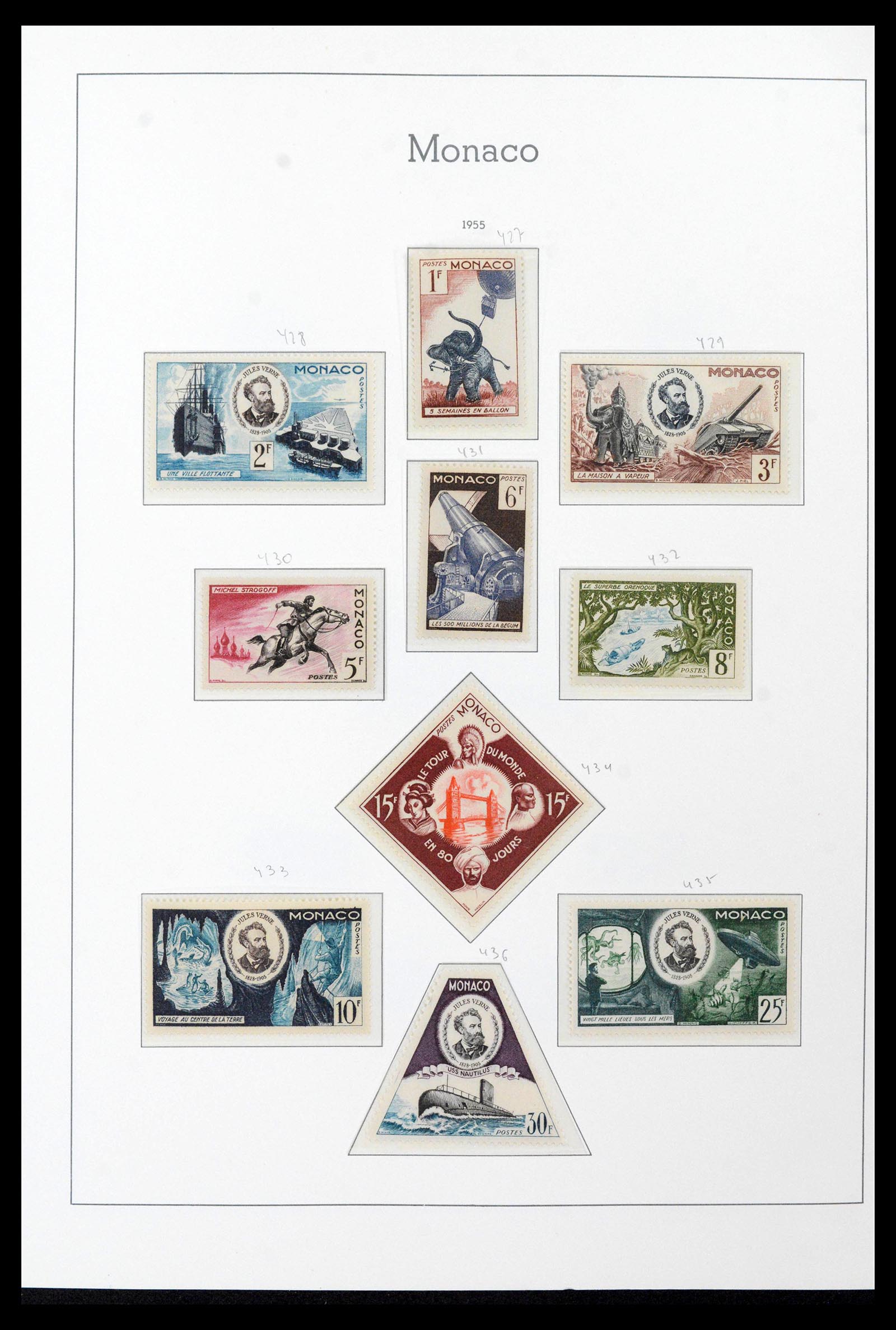 39250 0056 - Postzegelverzameling 39250 Monaco 1885-1995.