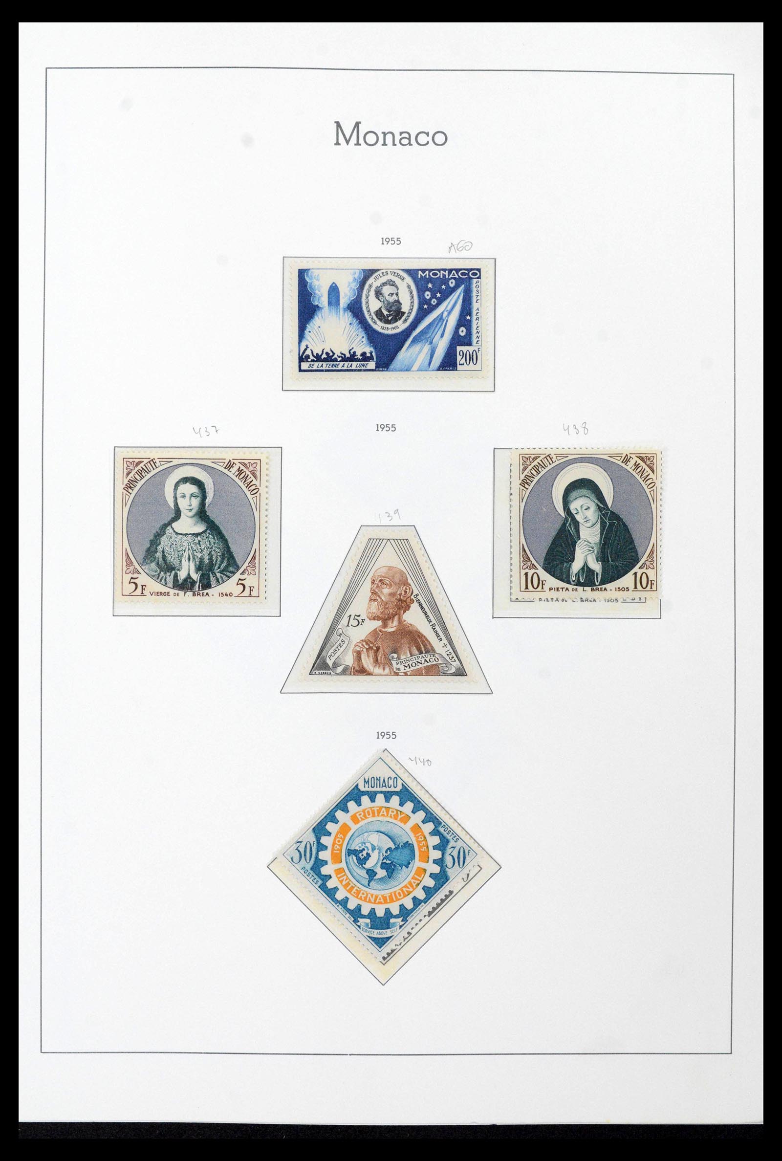 39250 0058 - Postzegelverzameling 39250 Monaco 1885-1995.