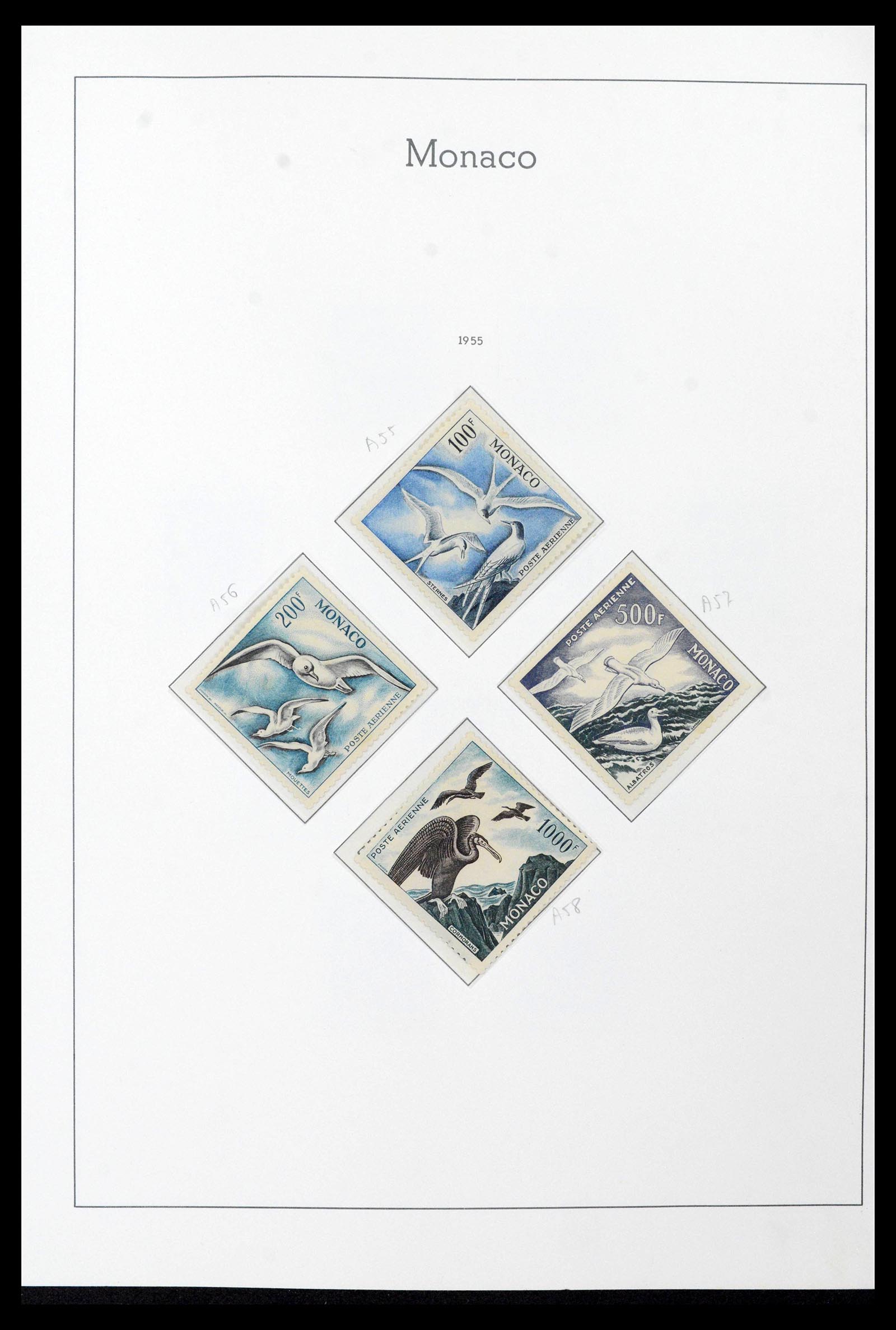 39250 0059 - Postzegelverzameling 39250 Monaco 1885-1995.