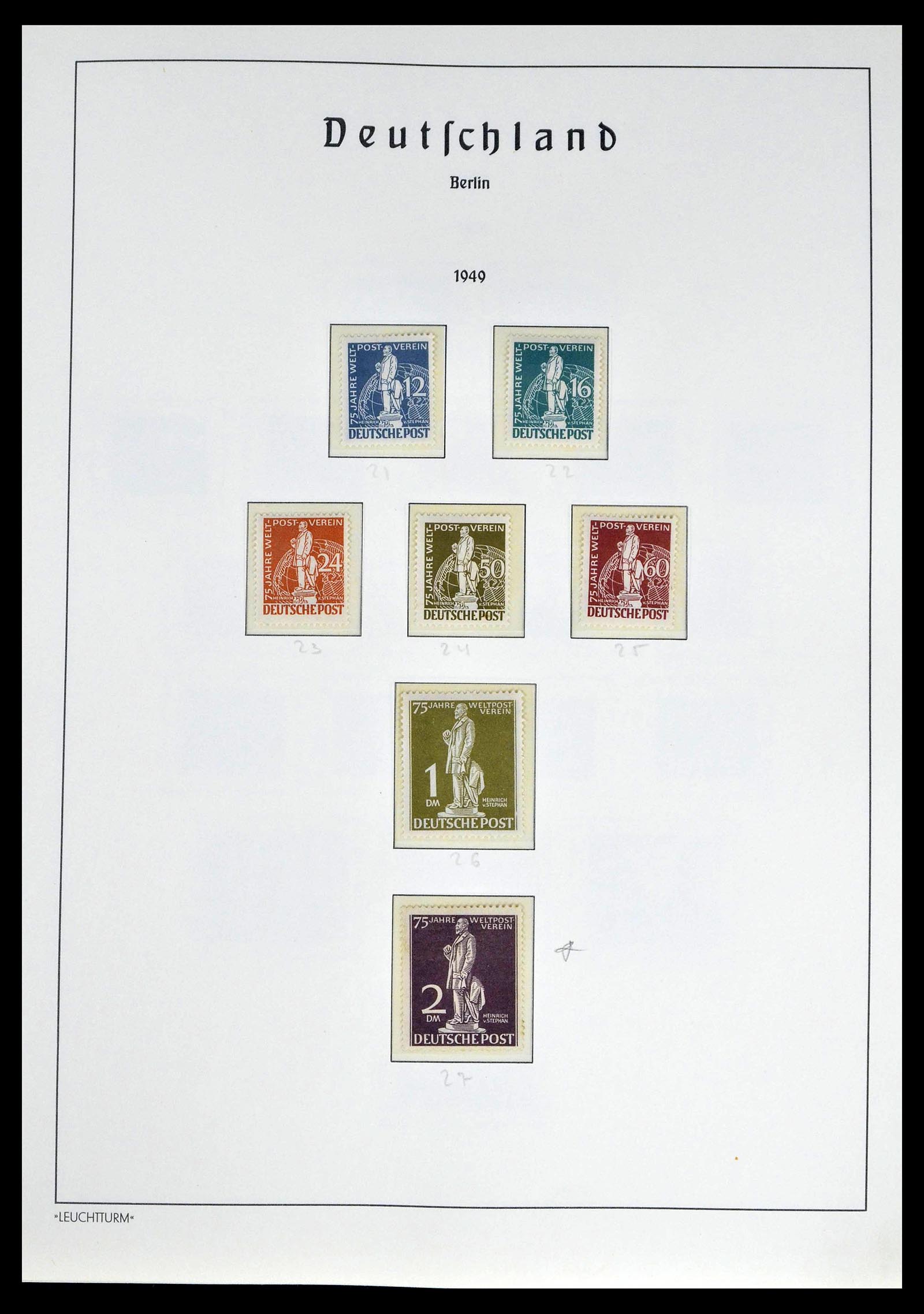 39251 0003 - Postzegelverzameling 39251 Berlijn 1948-1990.