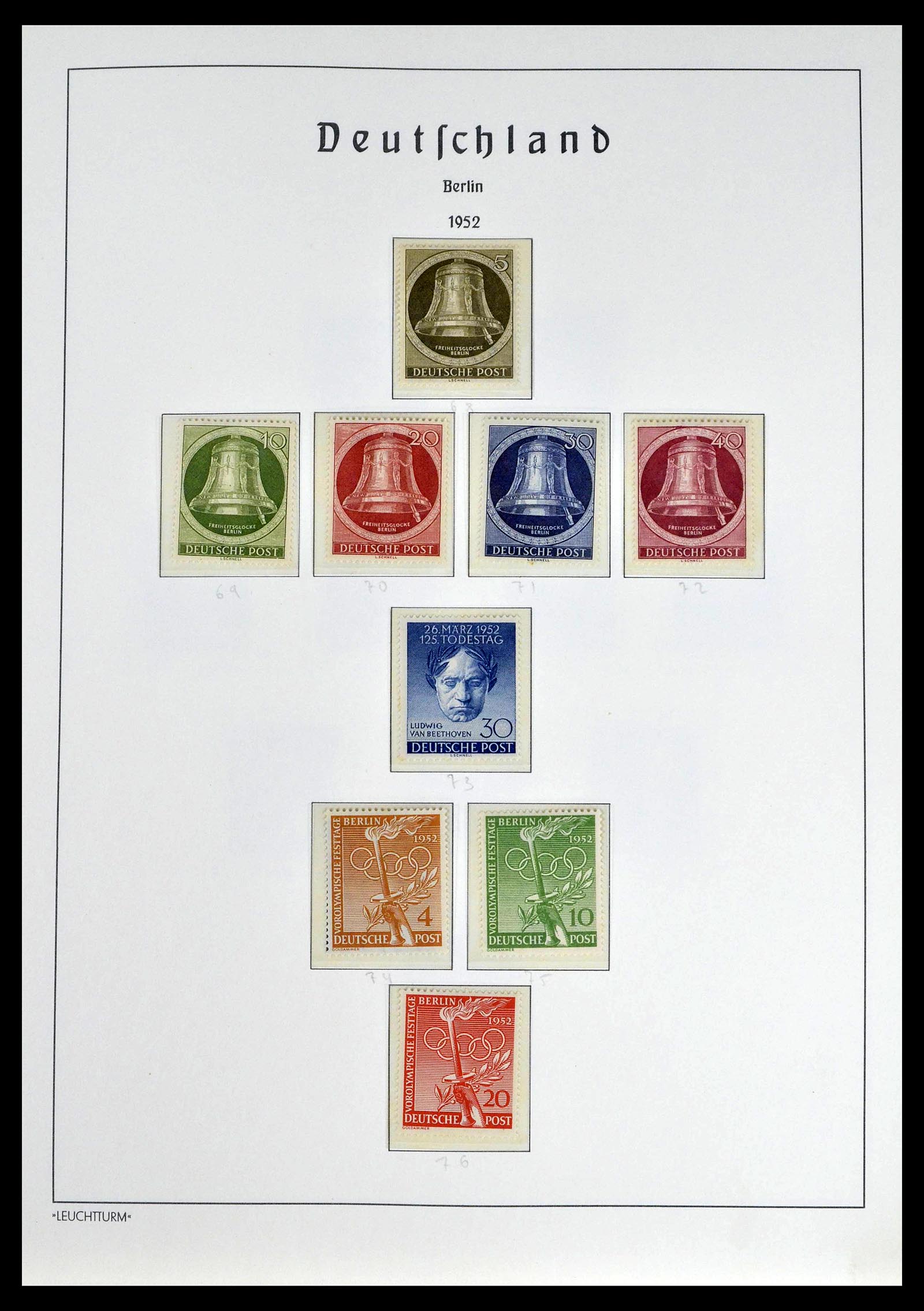 39251 0008 - Stamp collection 39251 Berlin 1948-1990.