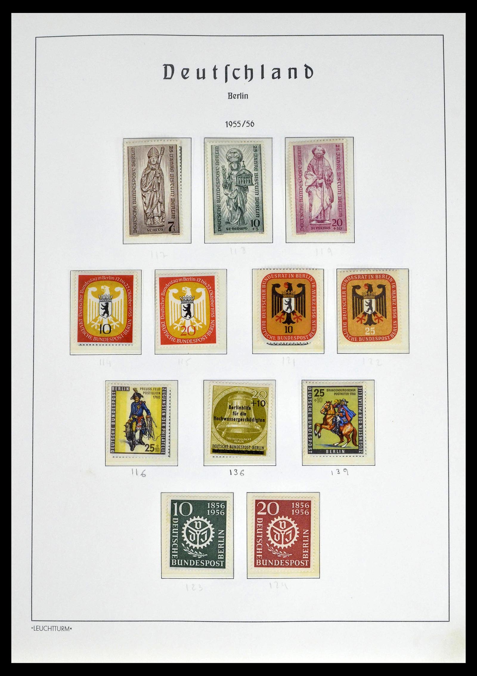 39251 0012 - Postzegelverzameling 39251 Berlijn 1948-1990.