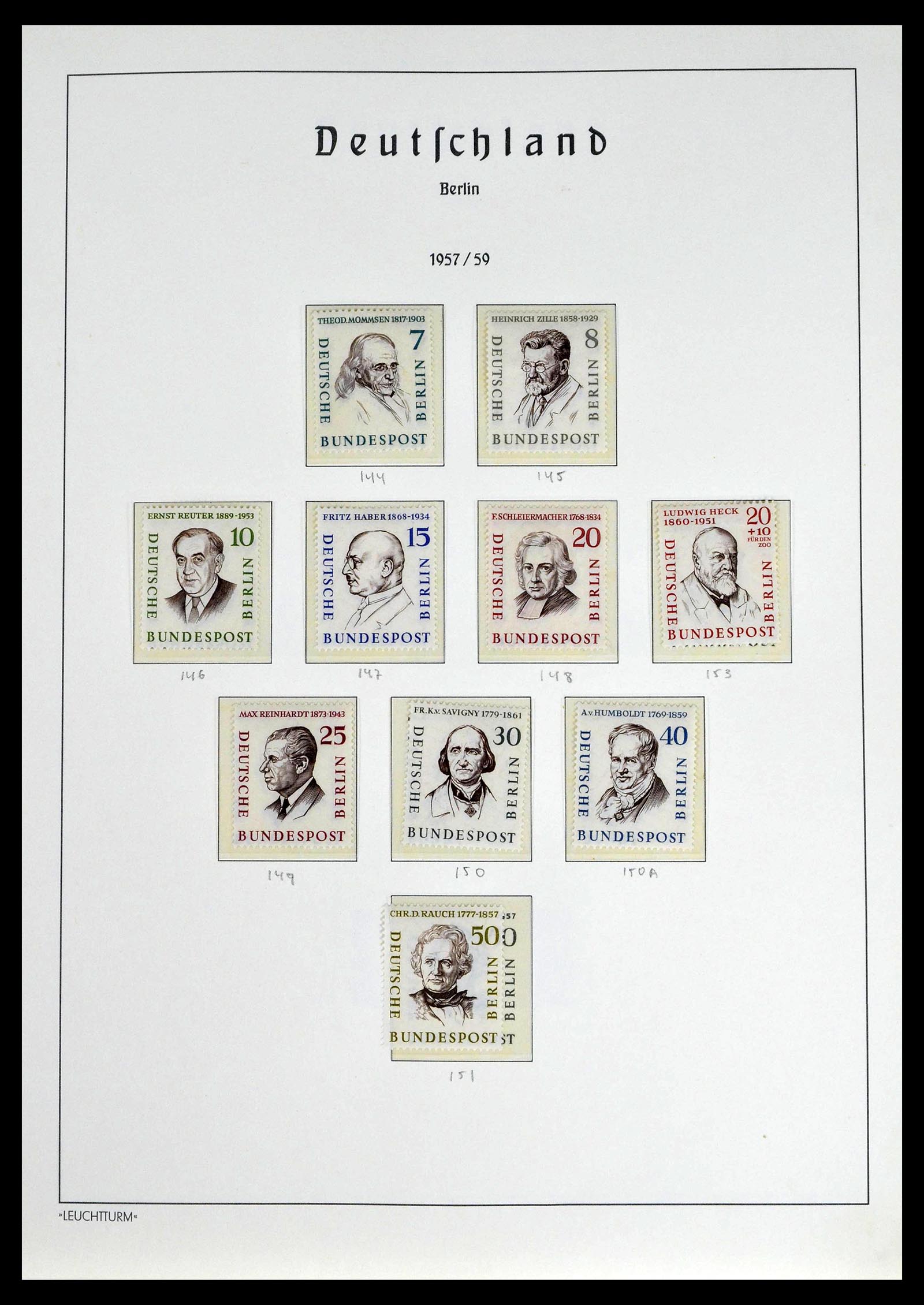 39251 0015 - Postzegelverzameling 39251 Berlijn 1948-1990.