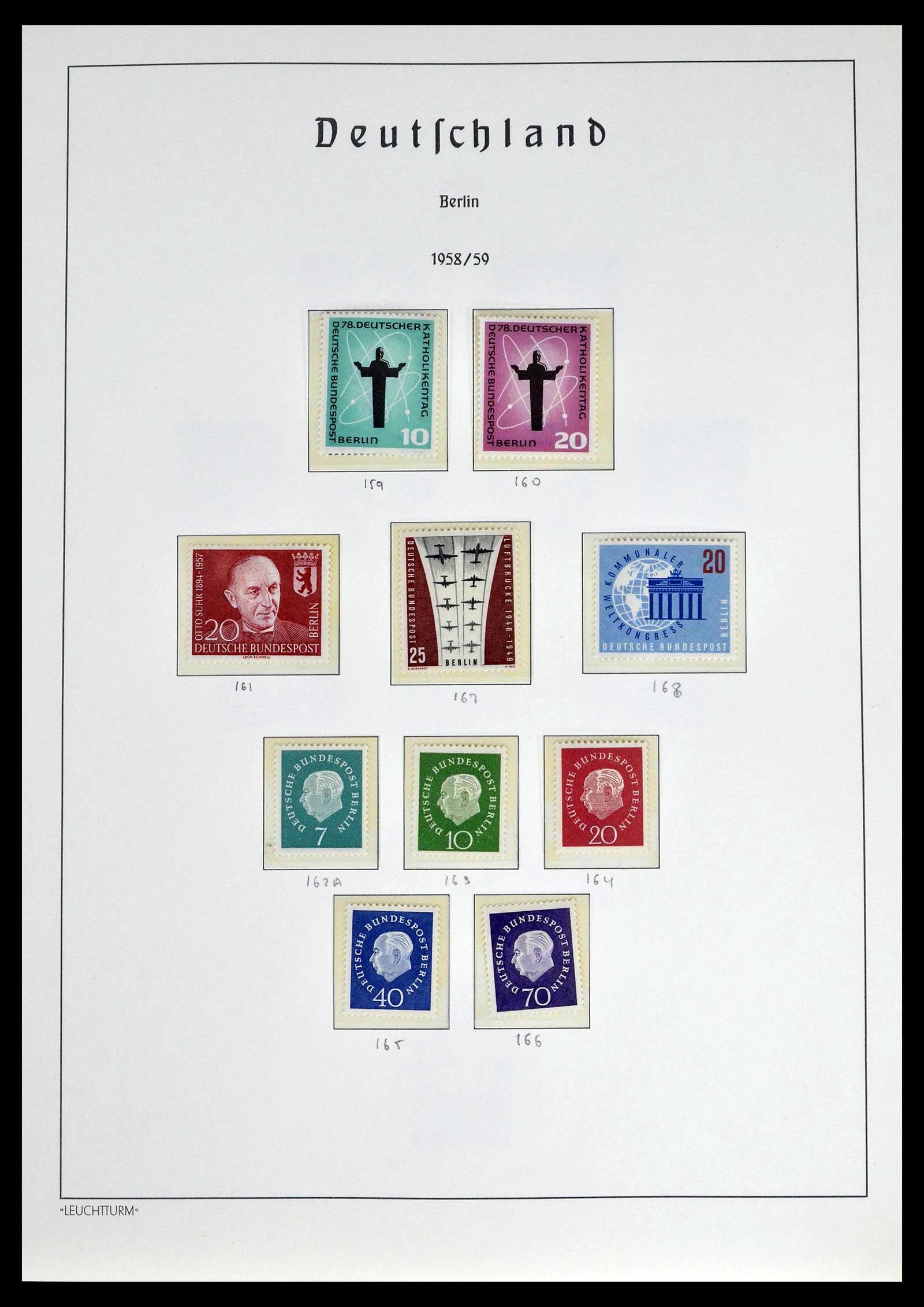 39251 0016 - Postzegelverzameling 39251 Berlijn 1948-1990.