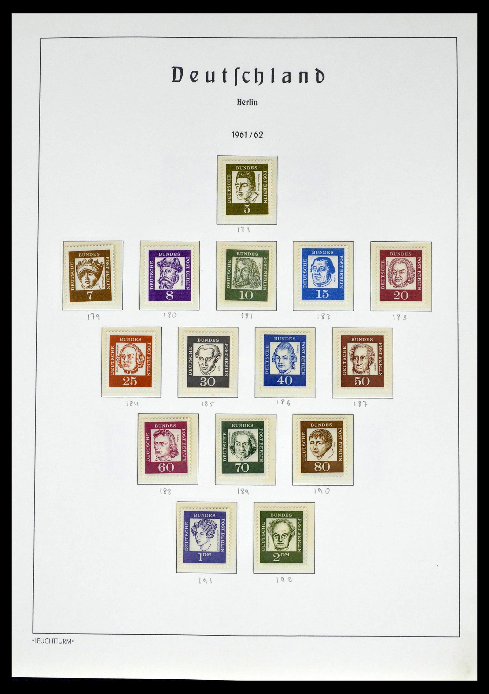 39251 0018 - Postzegelverzameling 39251 Berlijn 1948-1990.