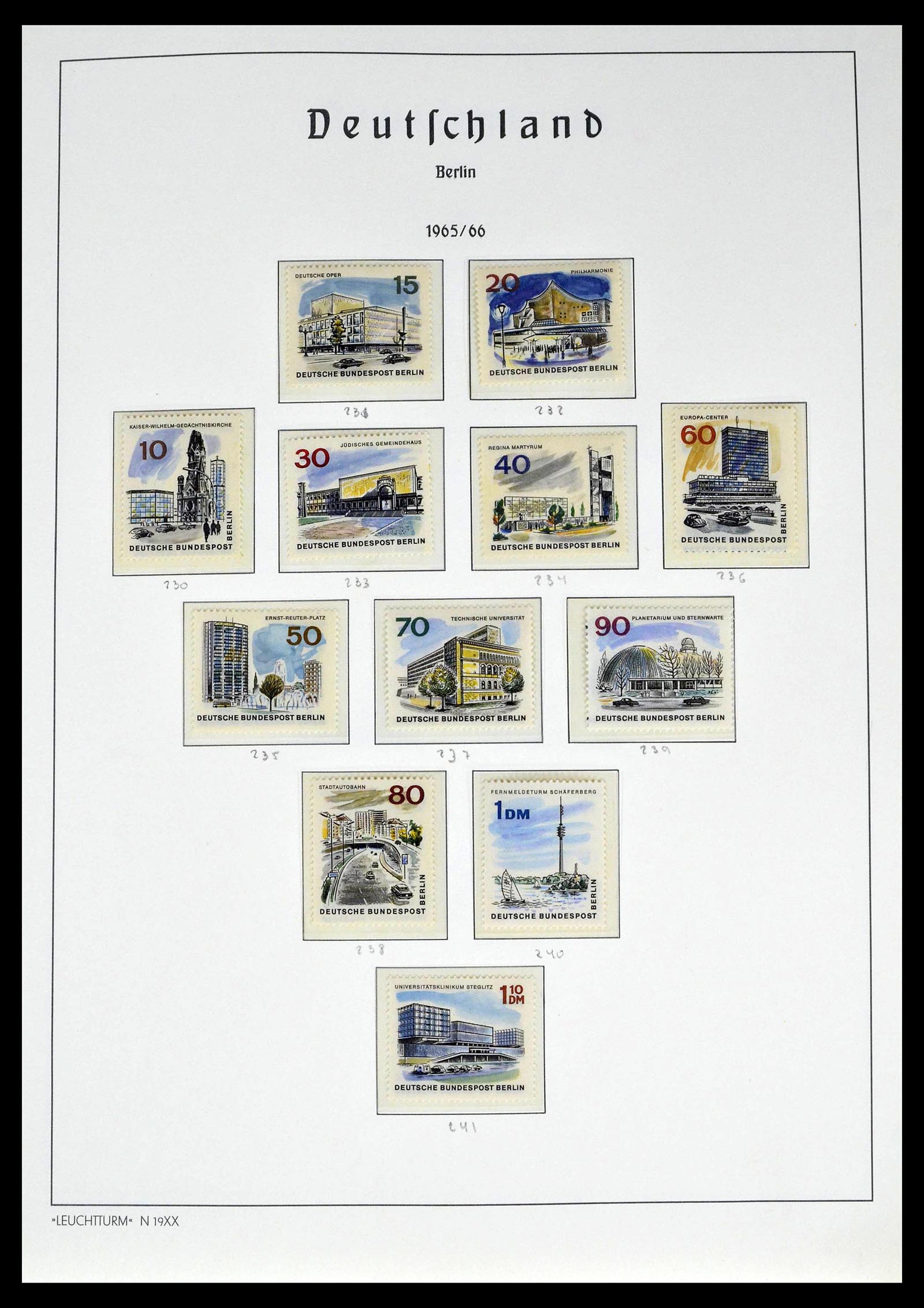 39251 0023 - Postzegelverzameling 39251 Berlijn 1948-1990.