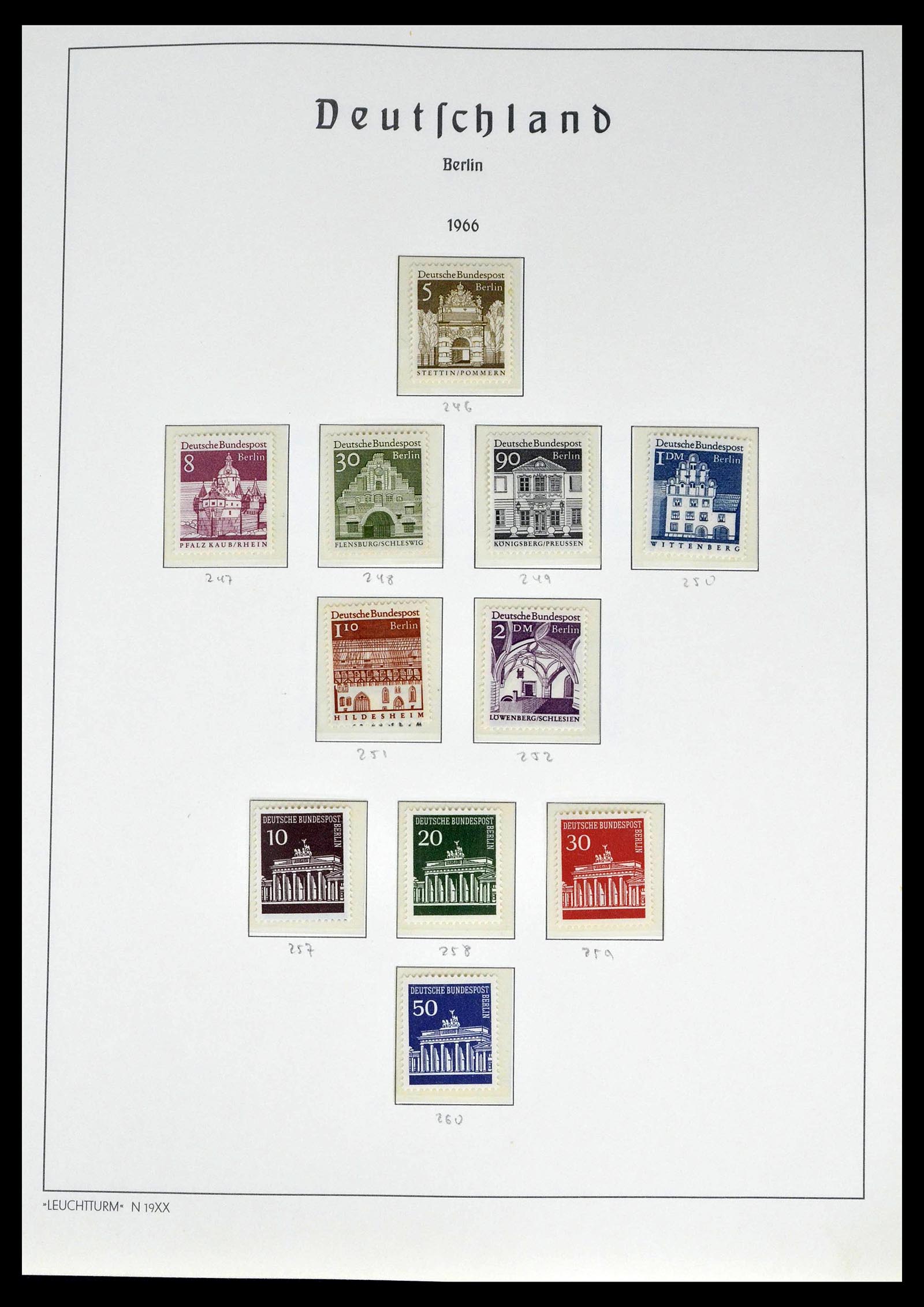 39251 0025 - Stamp collection 39251 Berlin 1948-1990.