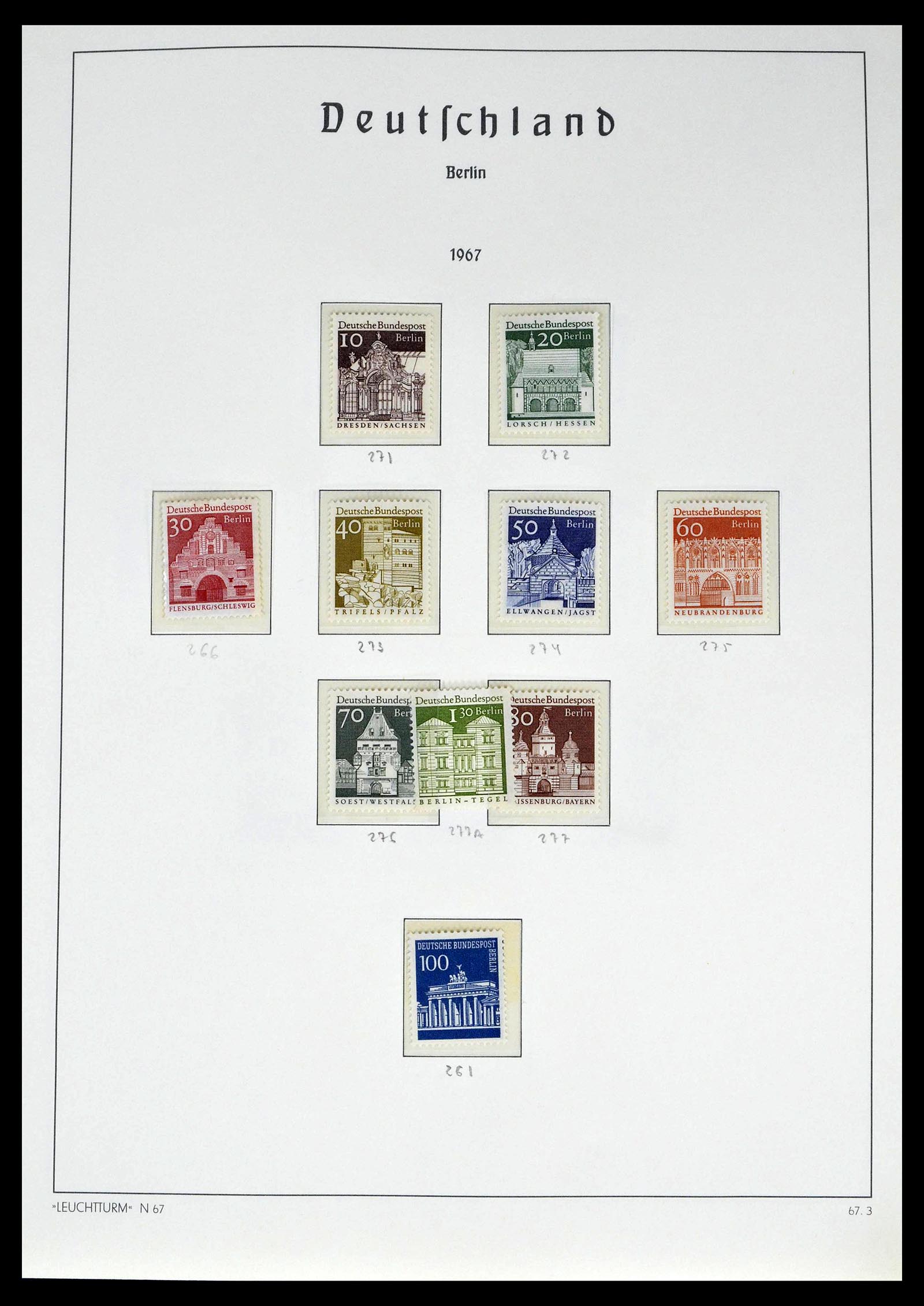39251 0028 - Stamp collection 39251 Berlin 1948-1990.