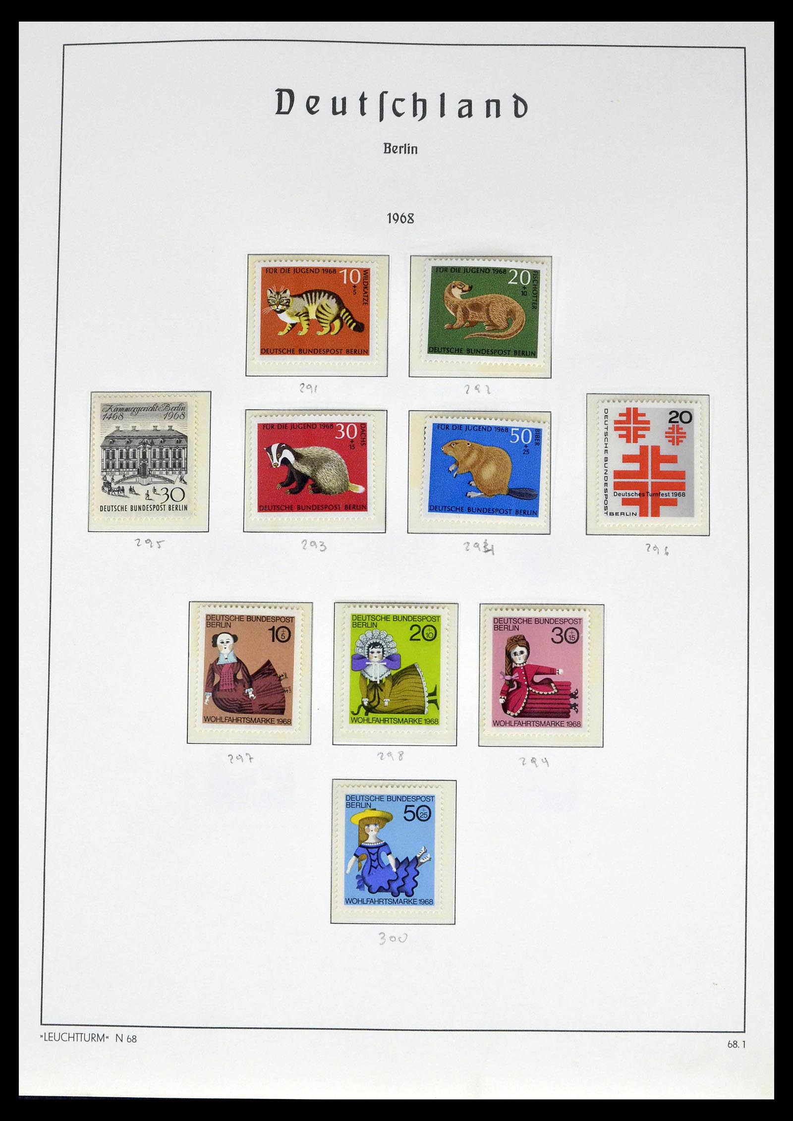 39251 0029 - Postzegelverzameling 39251 Berlijn 1948-1990.