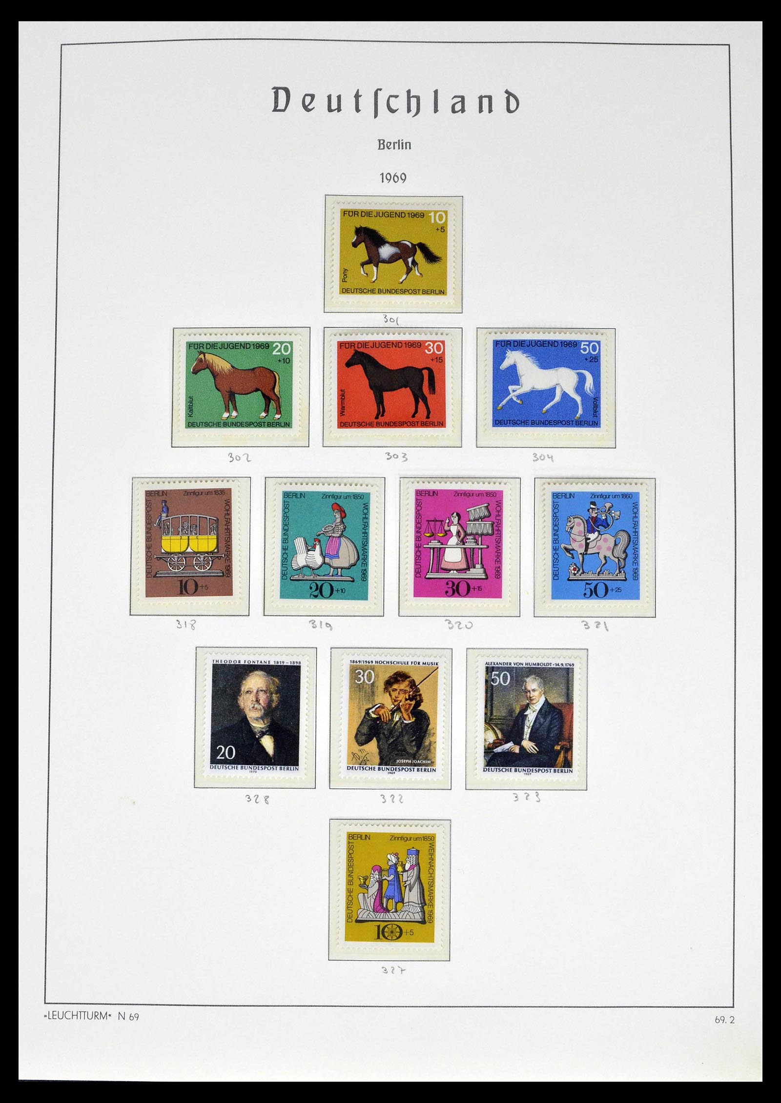 39251 0031 - Postzegelverzameling 39251 Berlijn 1948-1990.