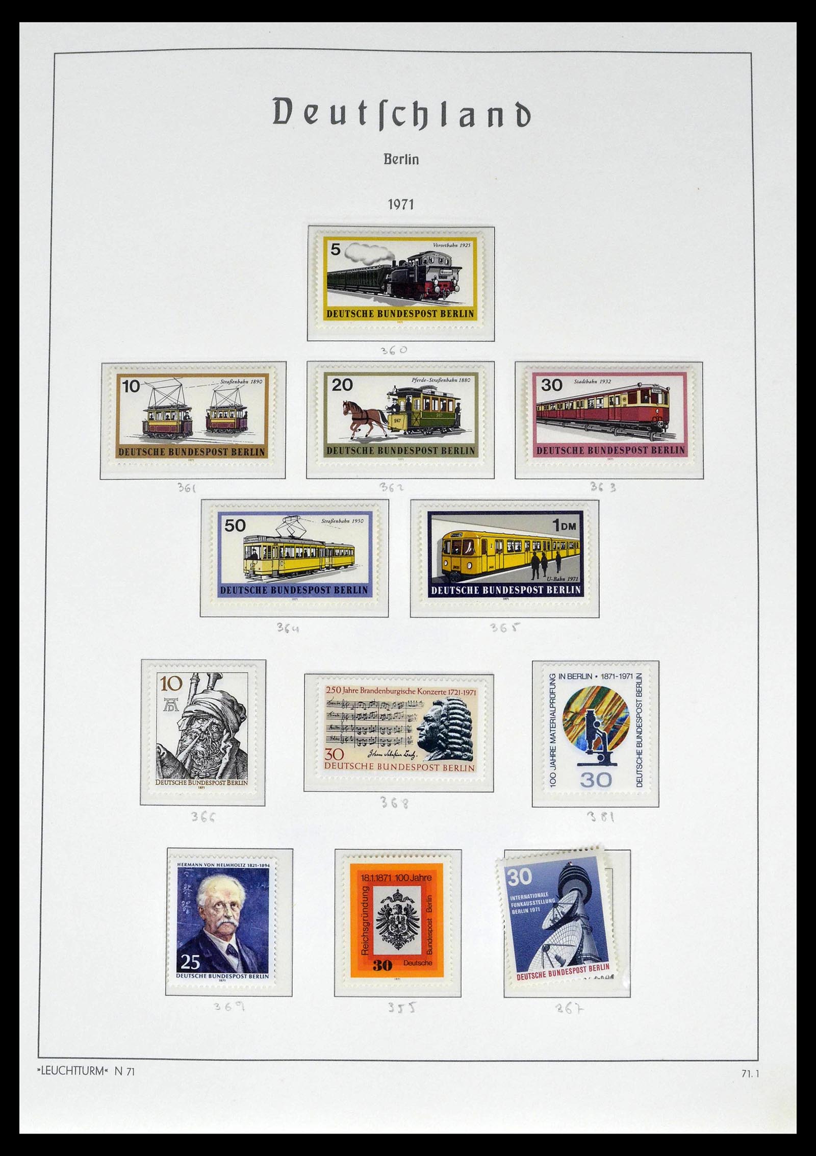 39251 0034 - Stamp collection 39251 Berlin 1948-1990.