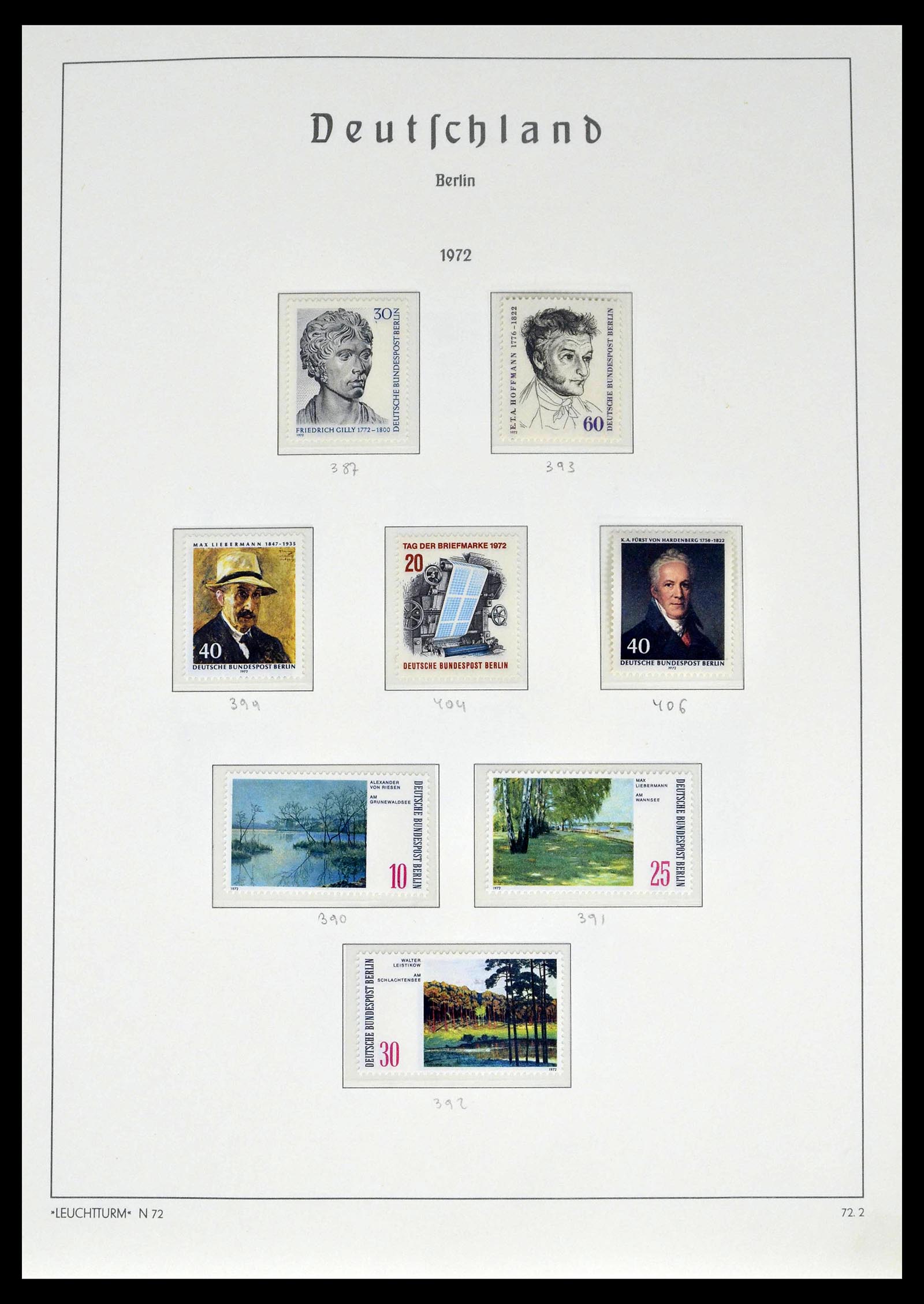 39251 0039 - Postzegelverzameling 39251 Berlijn 1948-1990.