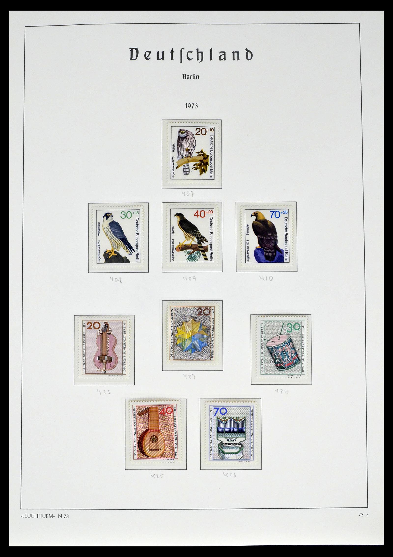39251 0042 - Postzegelverzameling 39251 Berlijn 1948-1990.