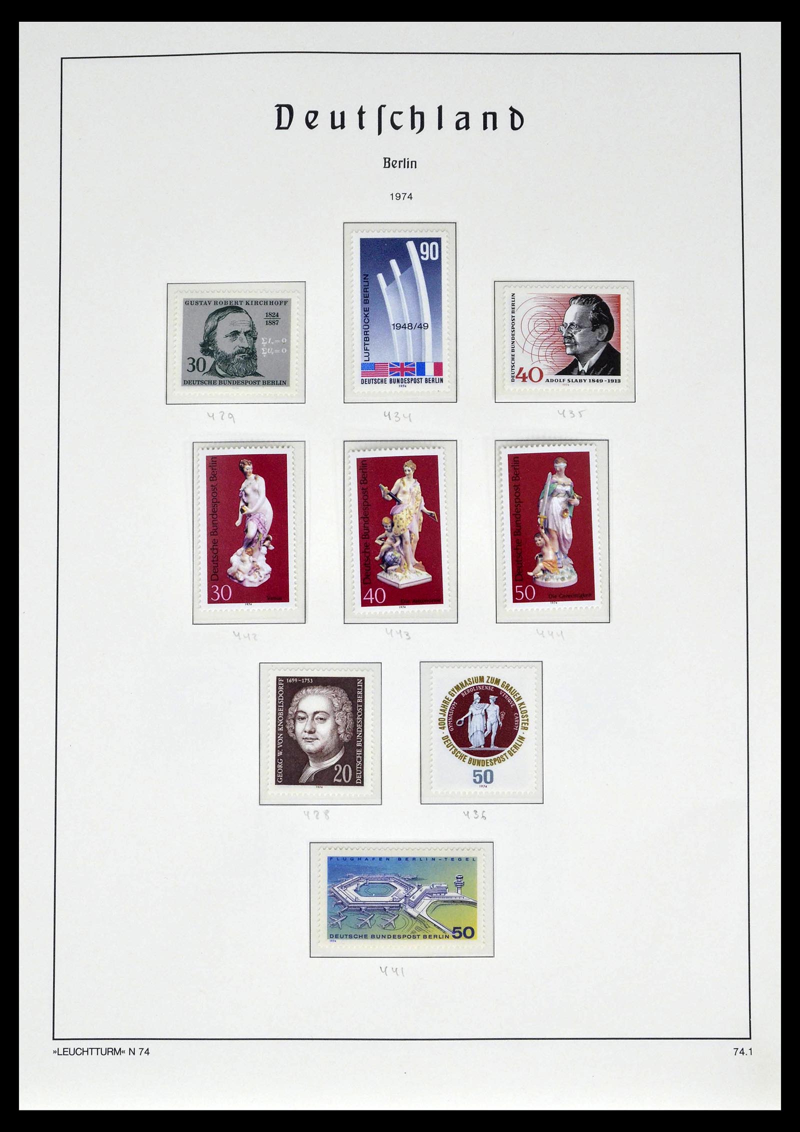 39251 0045 - Postzegelverzameling 39251 Berlijn 1948-1990.