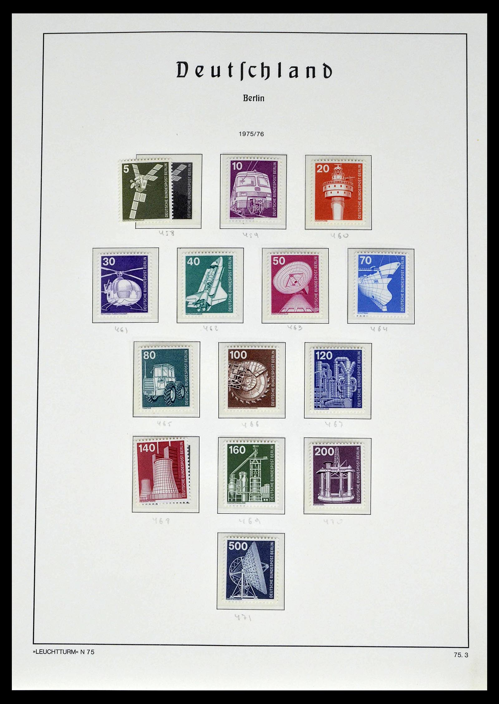 39251 0050 - Stamp collection 39251 Berlin 1948-1990.