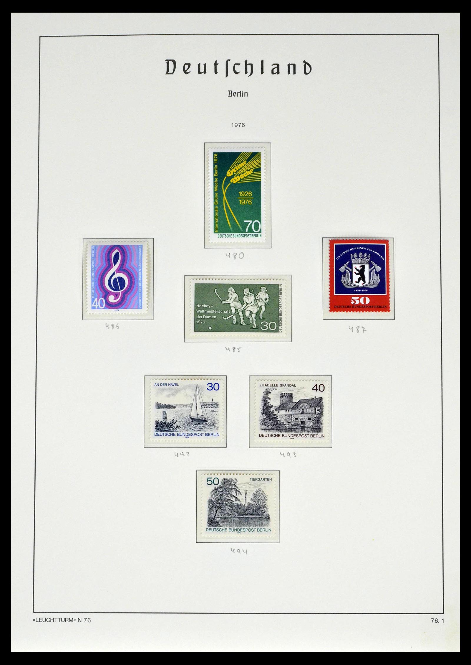 39251 0051 - Postzegelverzameling 39251 Berlijn 1948-1990.