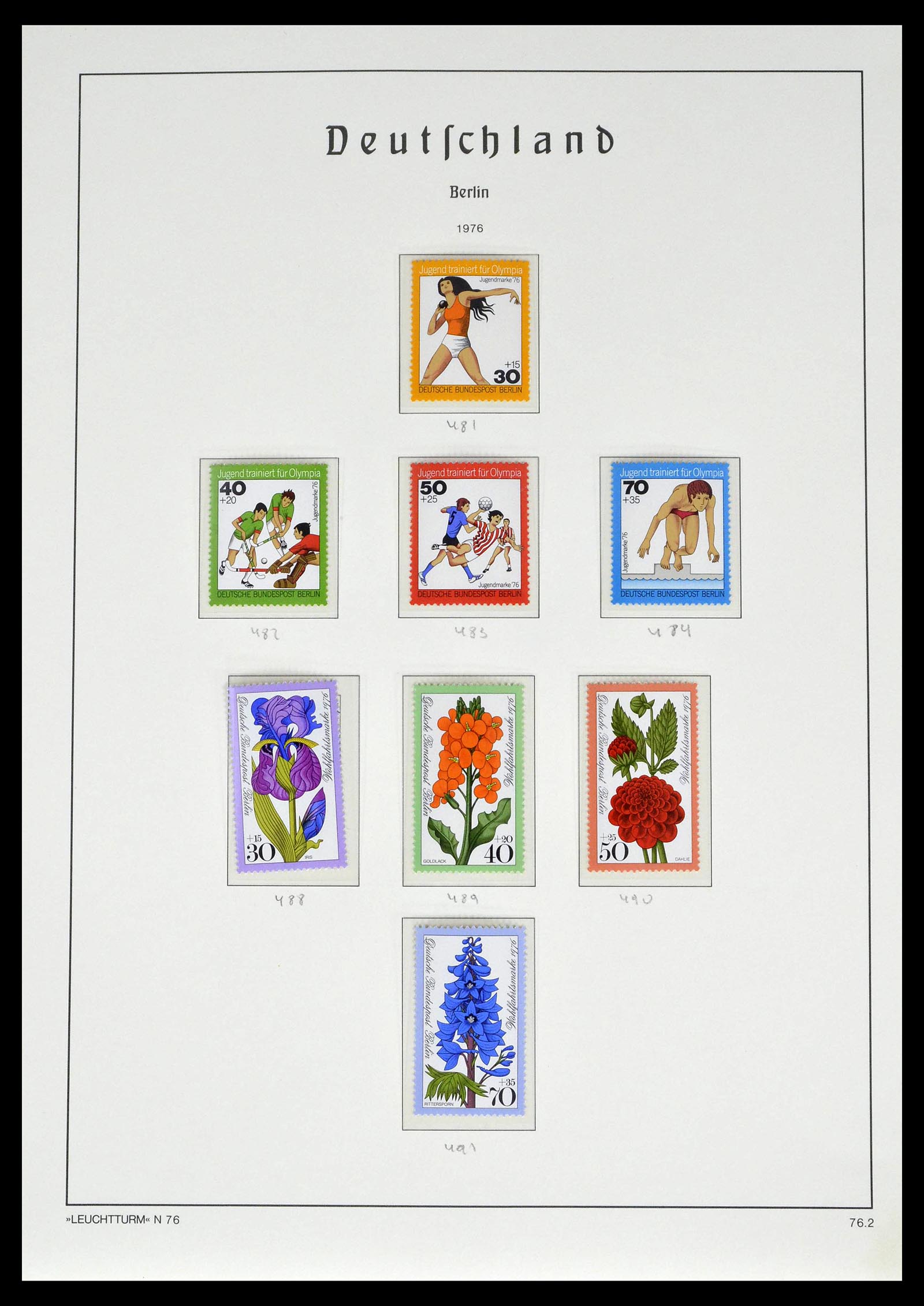 39251 0052 - Postzegelverzameling 39251 Berlijn 1948-1990.