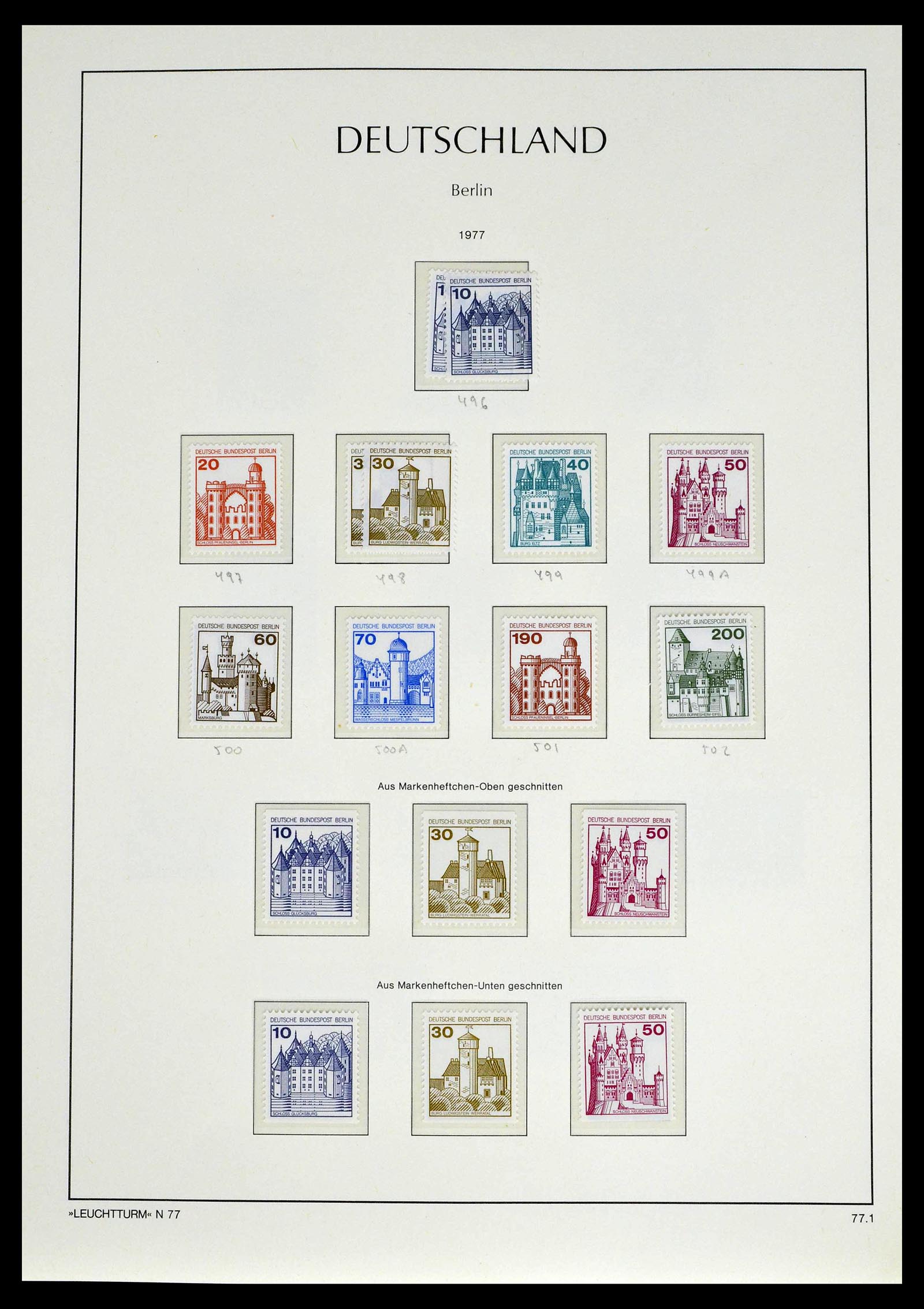 39251 0054 - Postzegelverzameling 39251 Berlijn 1948-1990.