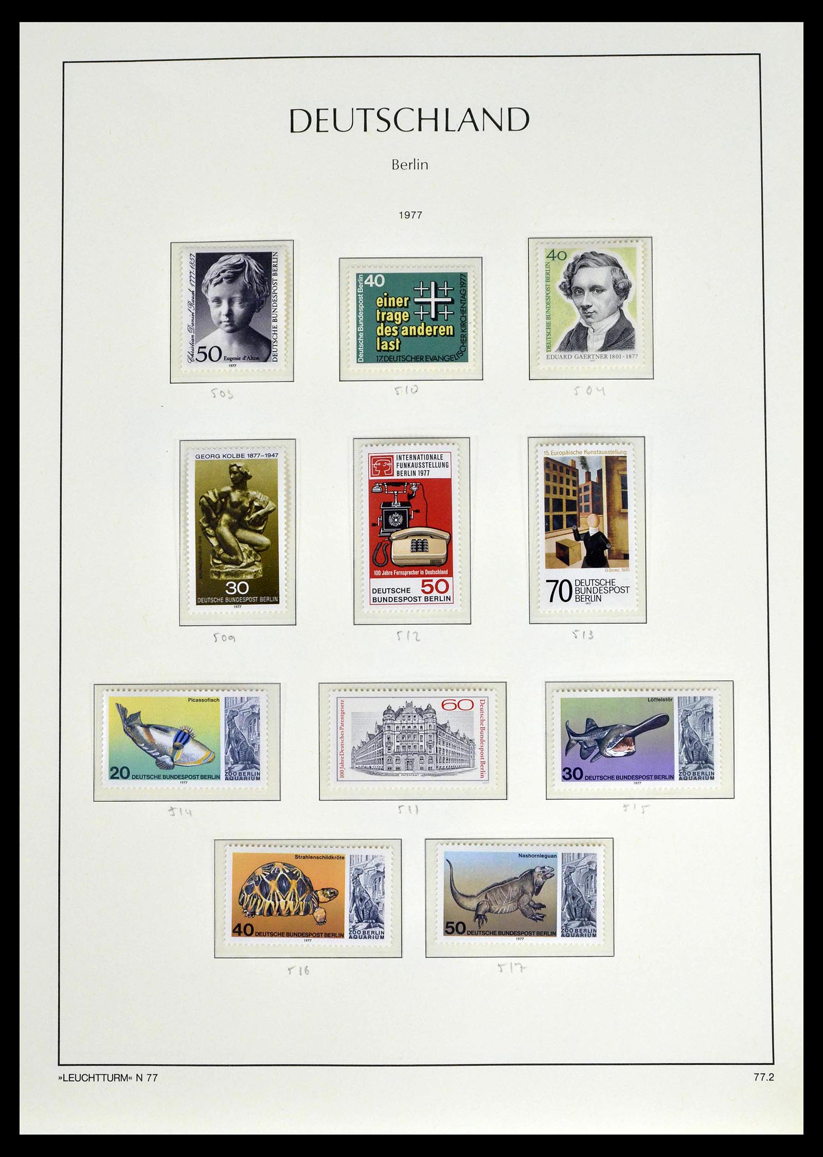 39251 0055 - Postzegelverzameling 39251 Berlijn 1948-1990.