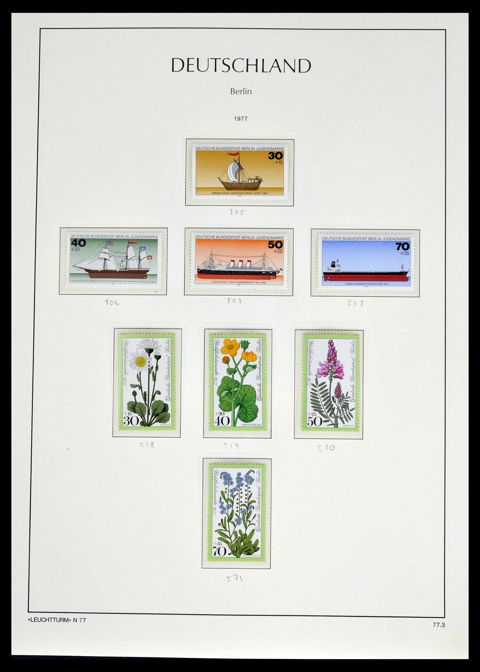 39251 0056 - Postzegelverzameling 39251 Berlijn 1948-1990.