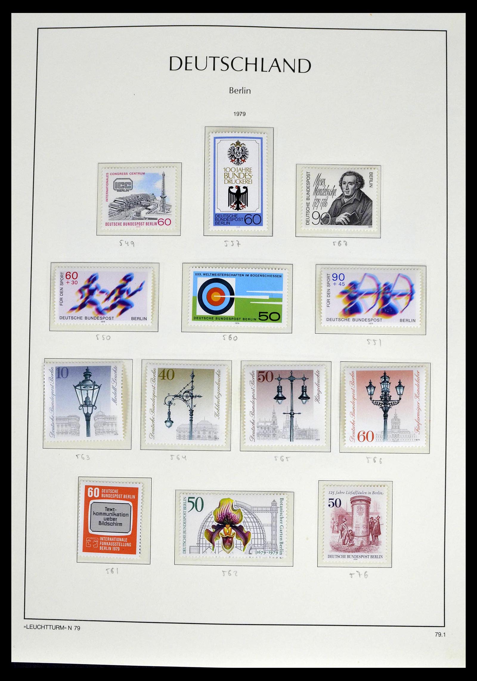 39251 0061 - Postzegelverzameling 39251 Berlijn 1948-1990.
