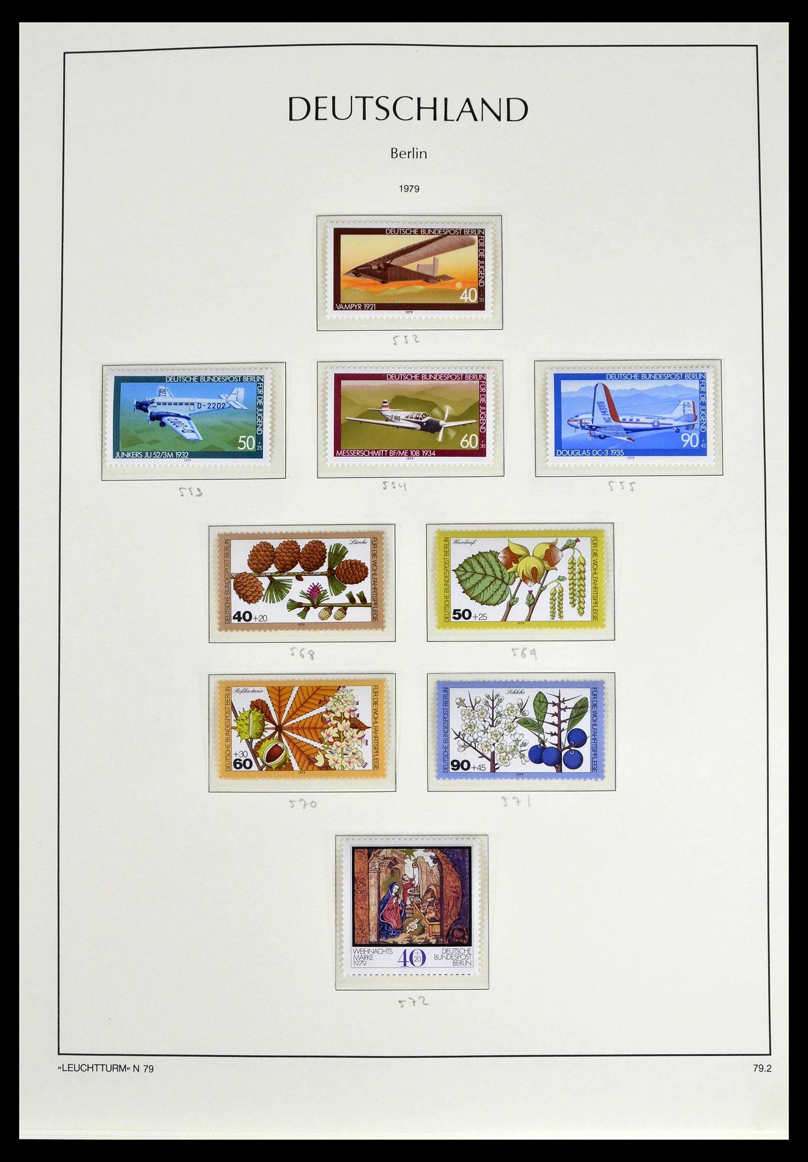 39251 0062 - Postzegelverzameling 39251 Berlijn 1948-1990.